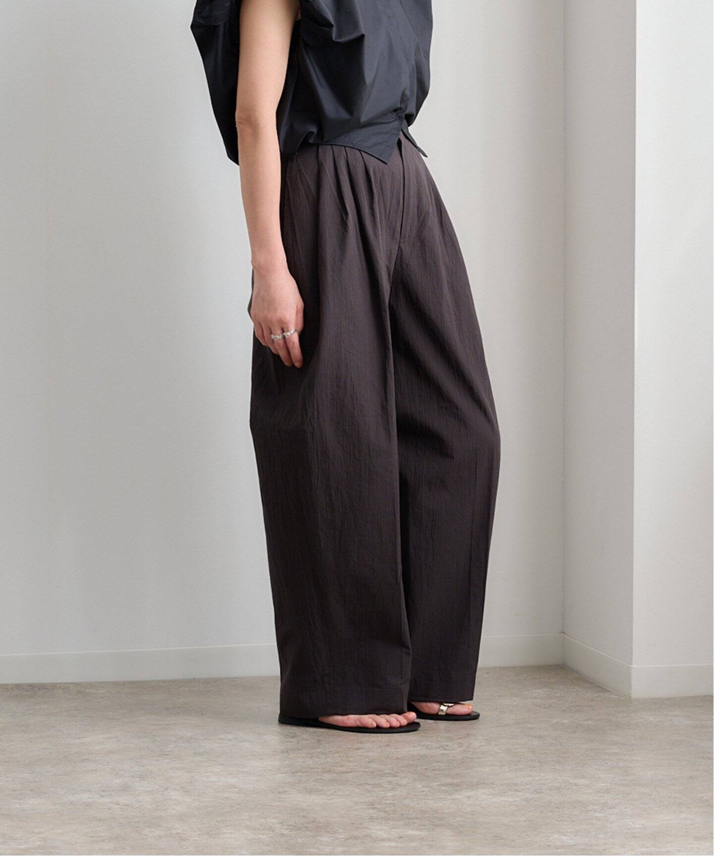anuke Check Tuck Pants 62510708（スラックス）｜BOICE FROM