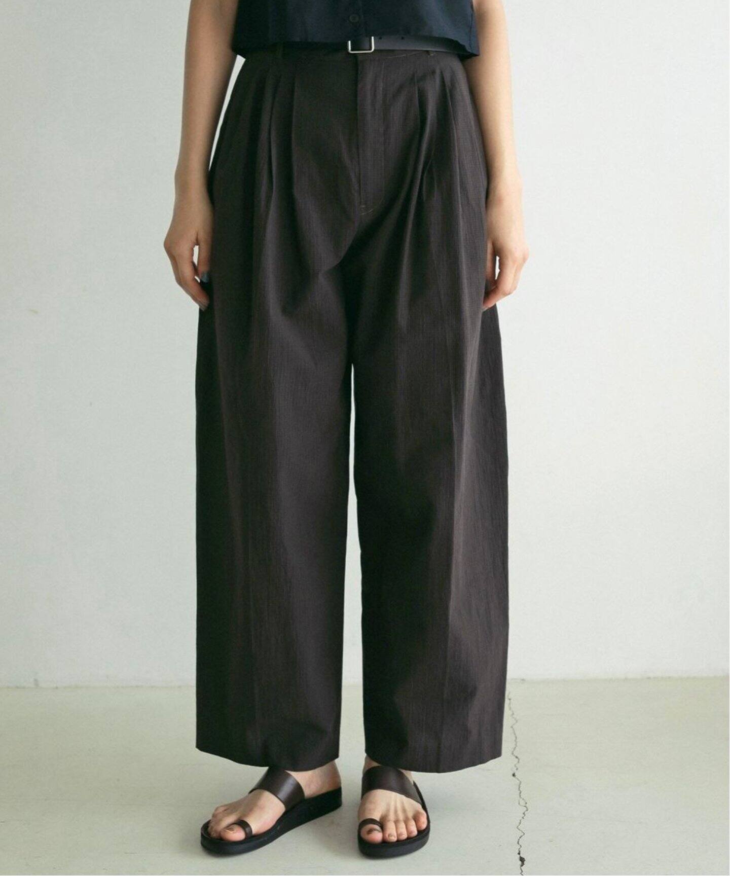 anuke Check Tuck Pants 62510708（スラックス）｜BOICE FROM