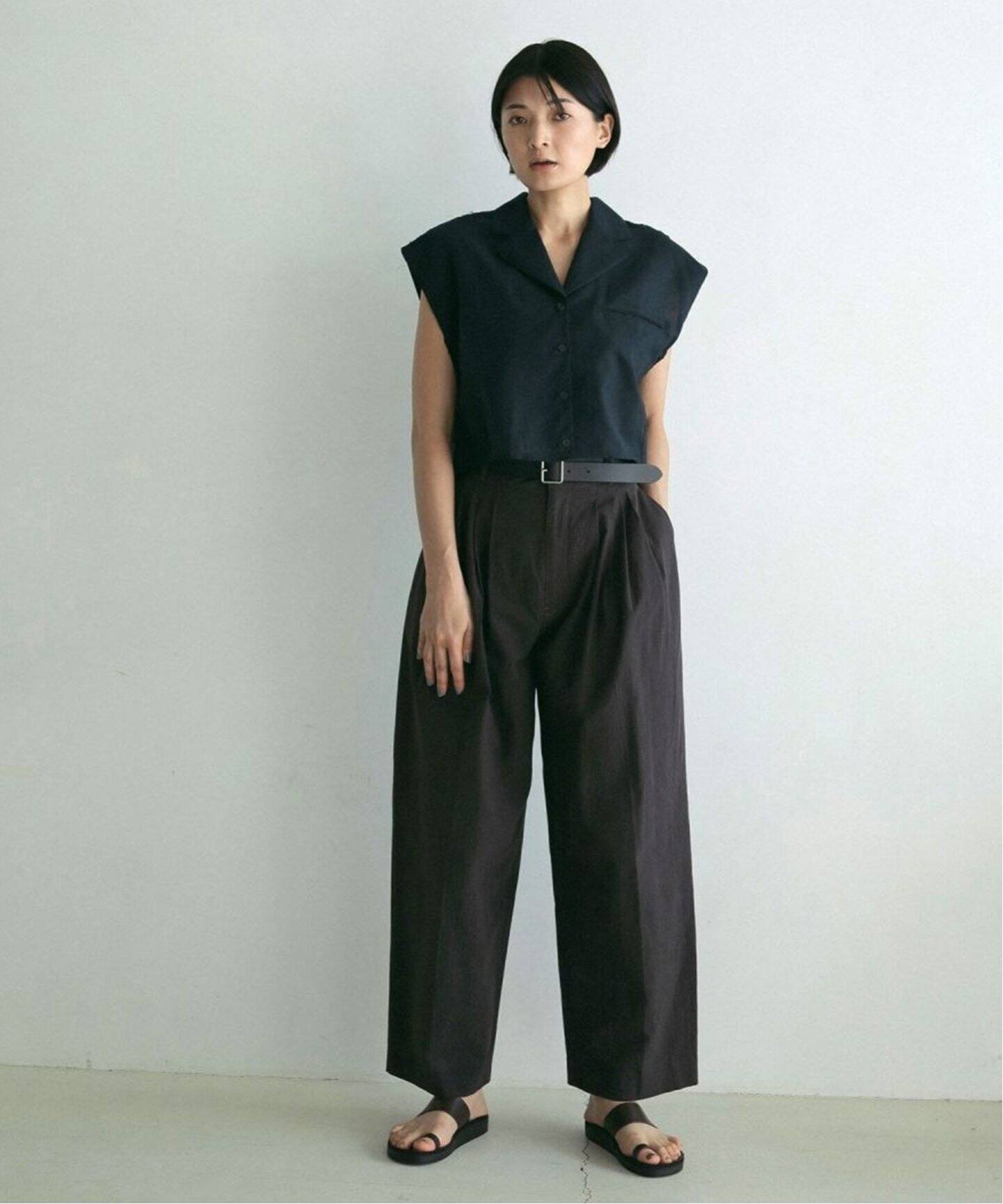 anuke Check Tuck Pants 62510708（スラックス）｜BOICE FROM