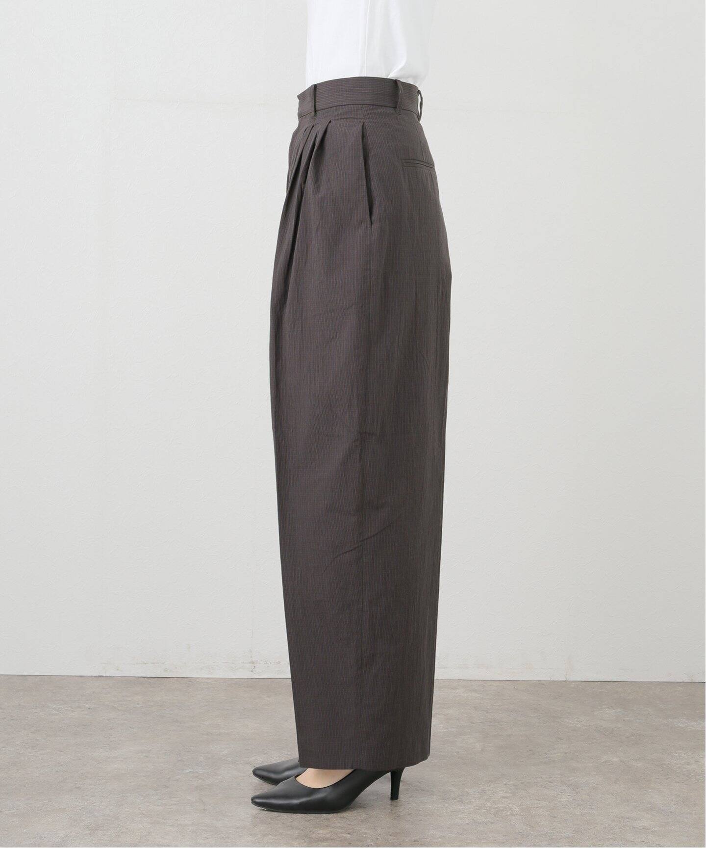 anuke Check Tuck Pants 62510708（スラックス）｜BOICE FROM