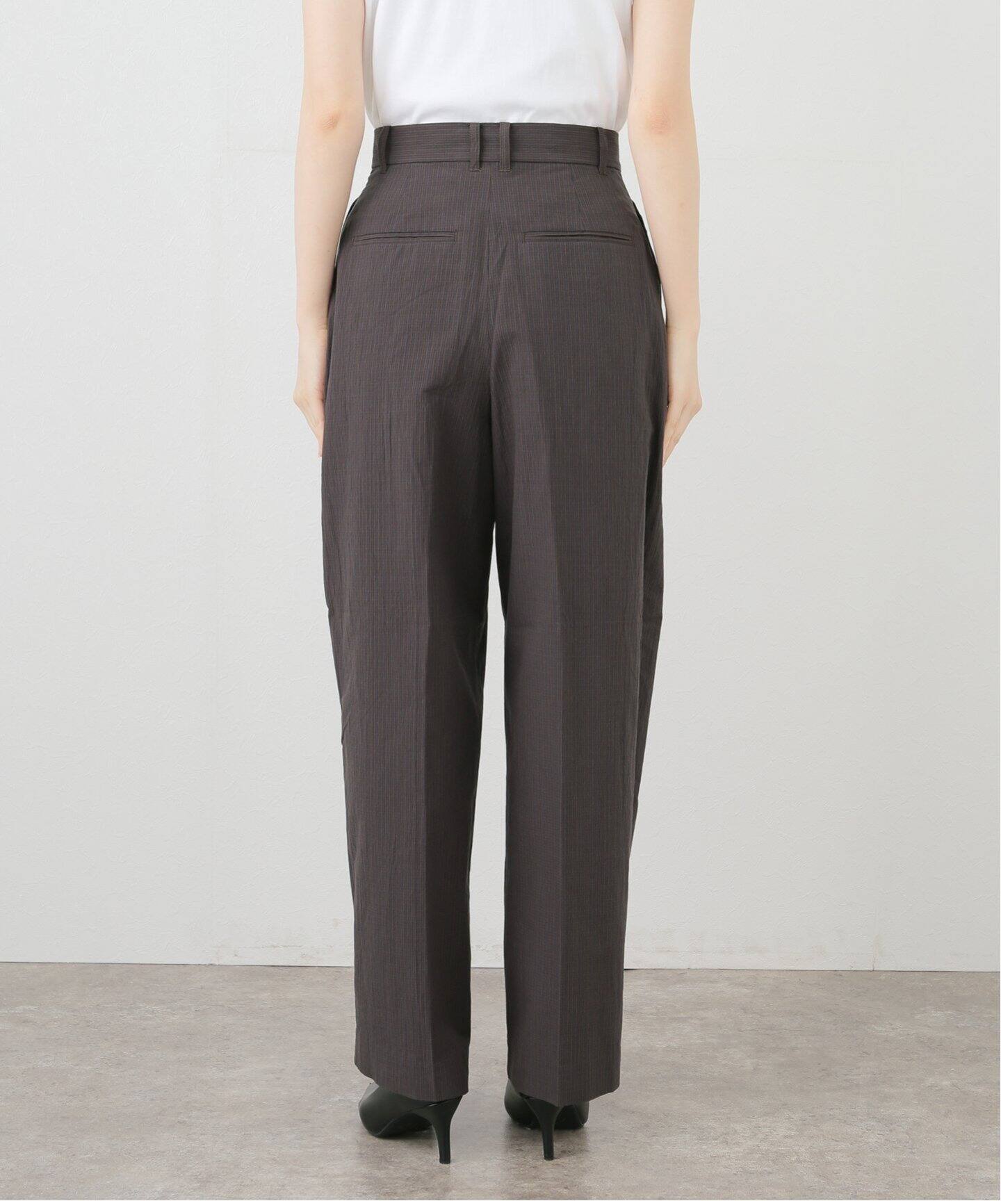 anuke Check Tuck Pants 62510708（スラックス）｜BOICE FROM