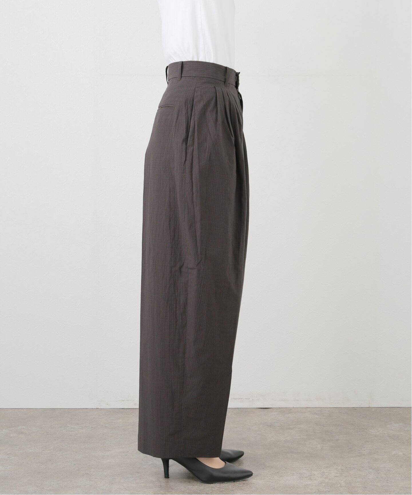 anuke Check Tuck Pants 62510708（スラックス）｜BOICE FROM