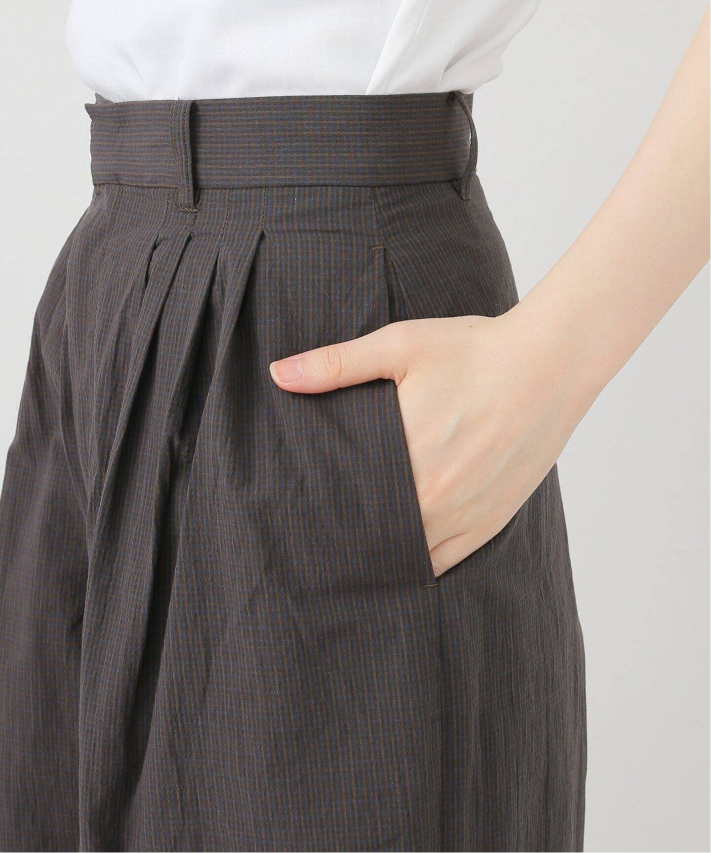 anuke Check Tuck Pants 62510708（スラックス）｜BOICE FROM