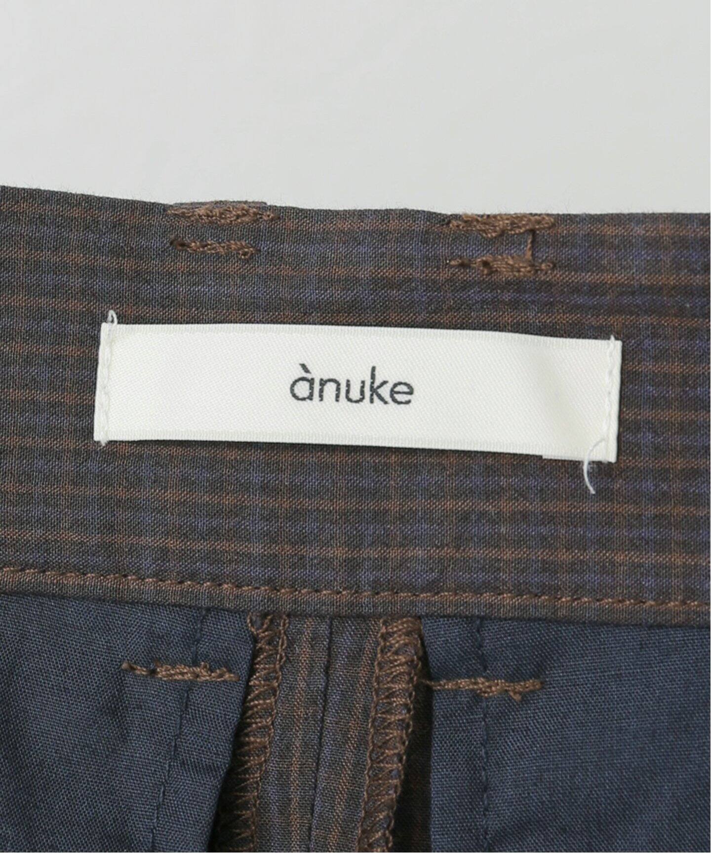 anuke Check Tuck Pants 62510708（スラックス）｜BOICE FROM