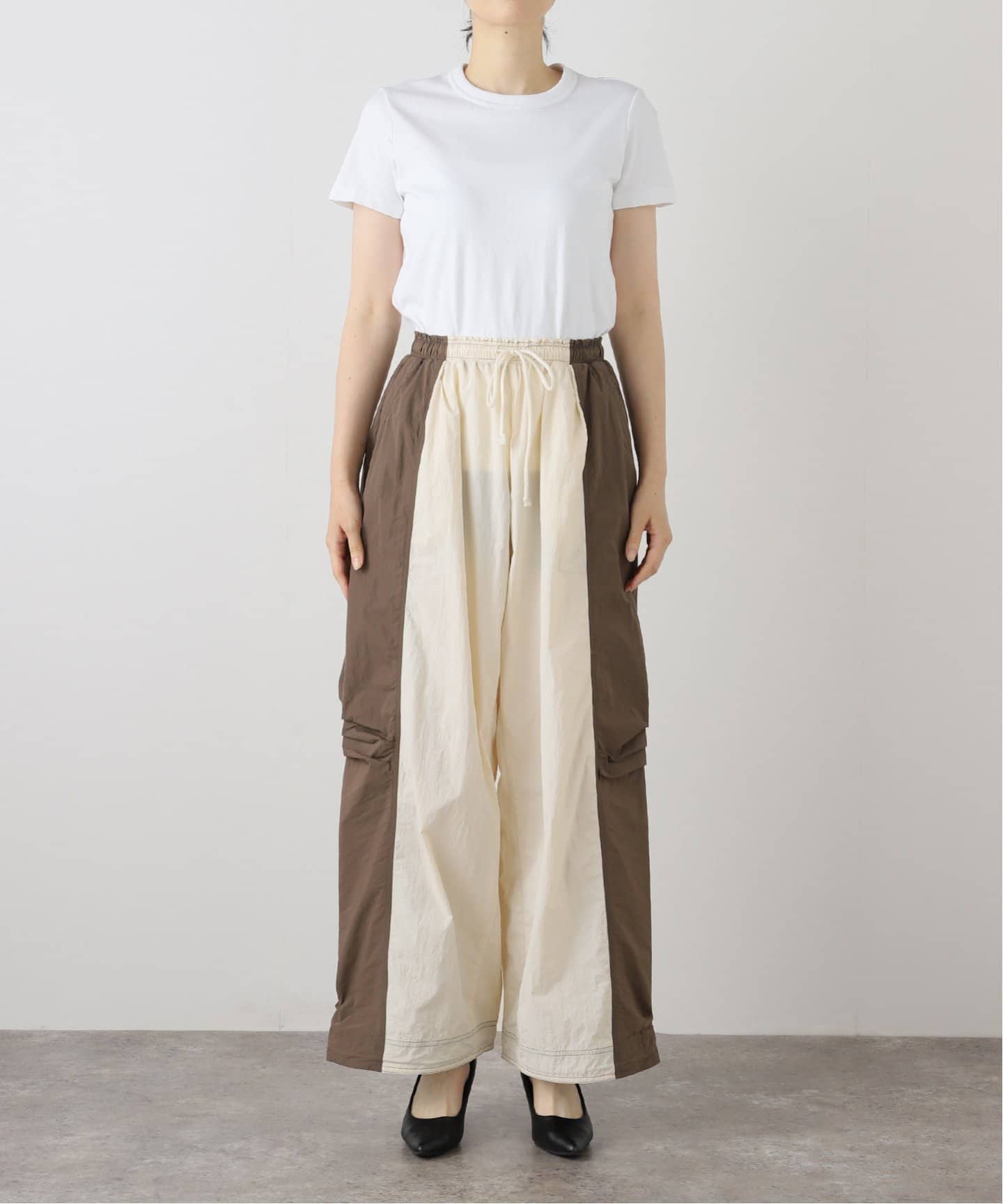 anuke Bicolor Parachute Pants（ジャージ／トラックパンツ