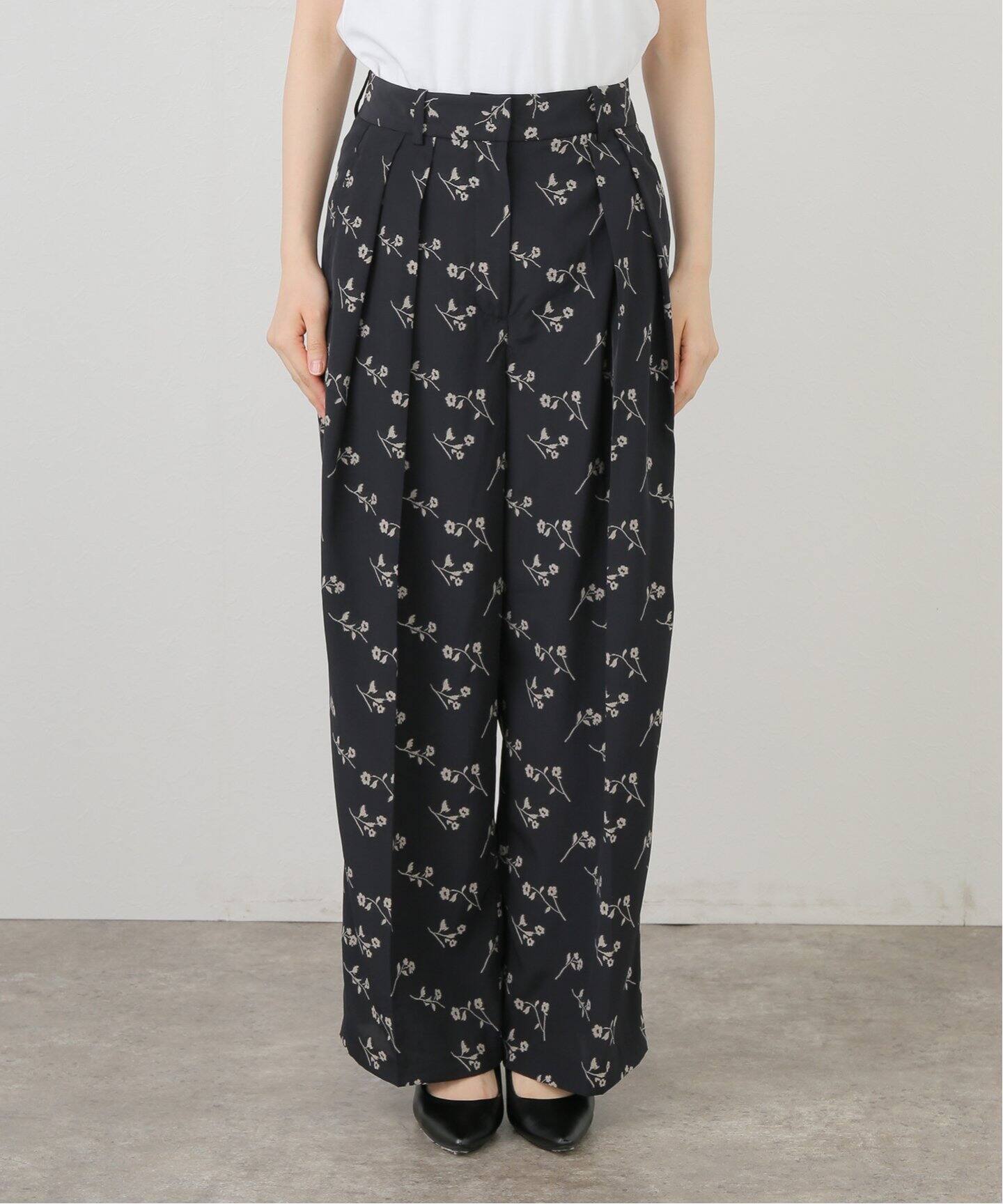 anuke Flower Jacquard Pants 62510717（スラックス）｜BOICE