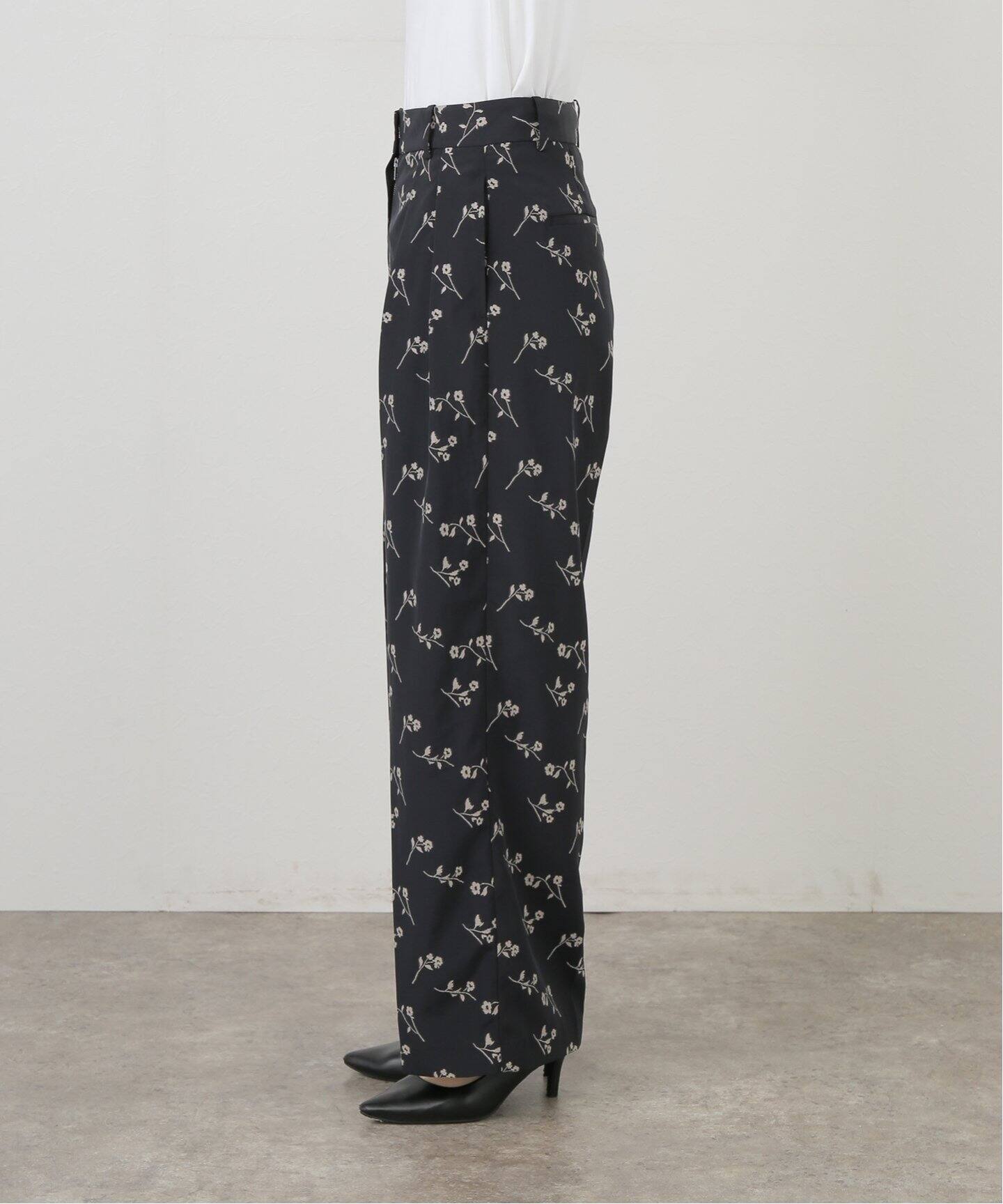 パンツ anuke Flower Jacquard Pants ànuke online store（アンヌーク） / Flower Jacquard