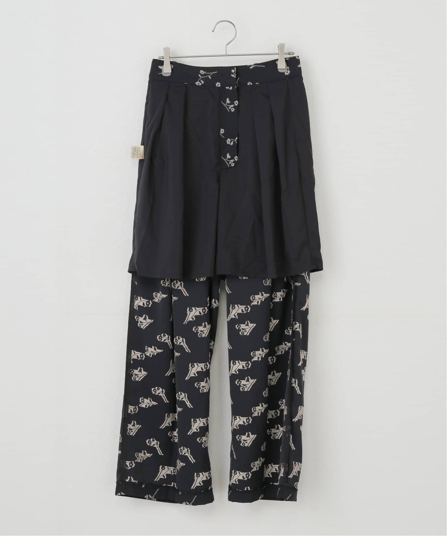 パンツ anuke Flower Jacquard Pants ànuke online store（アンヌーク） / Flower Jacquard