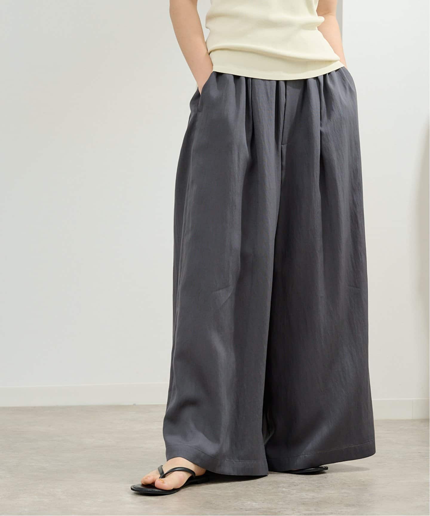 ETRETOKYOリラクシータックワイドパンツ リラクシータックワイドパンツ（その他パンツ）｜ETRE TOKYO