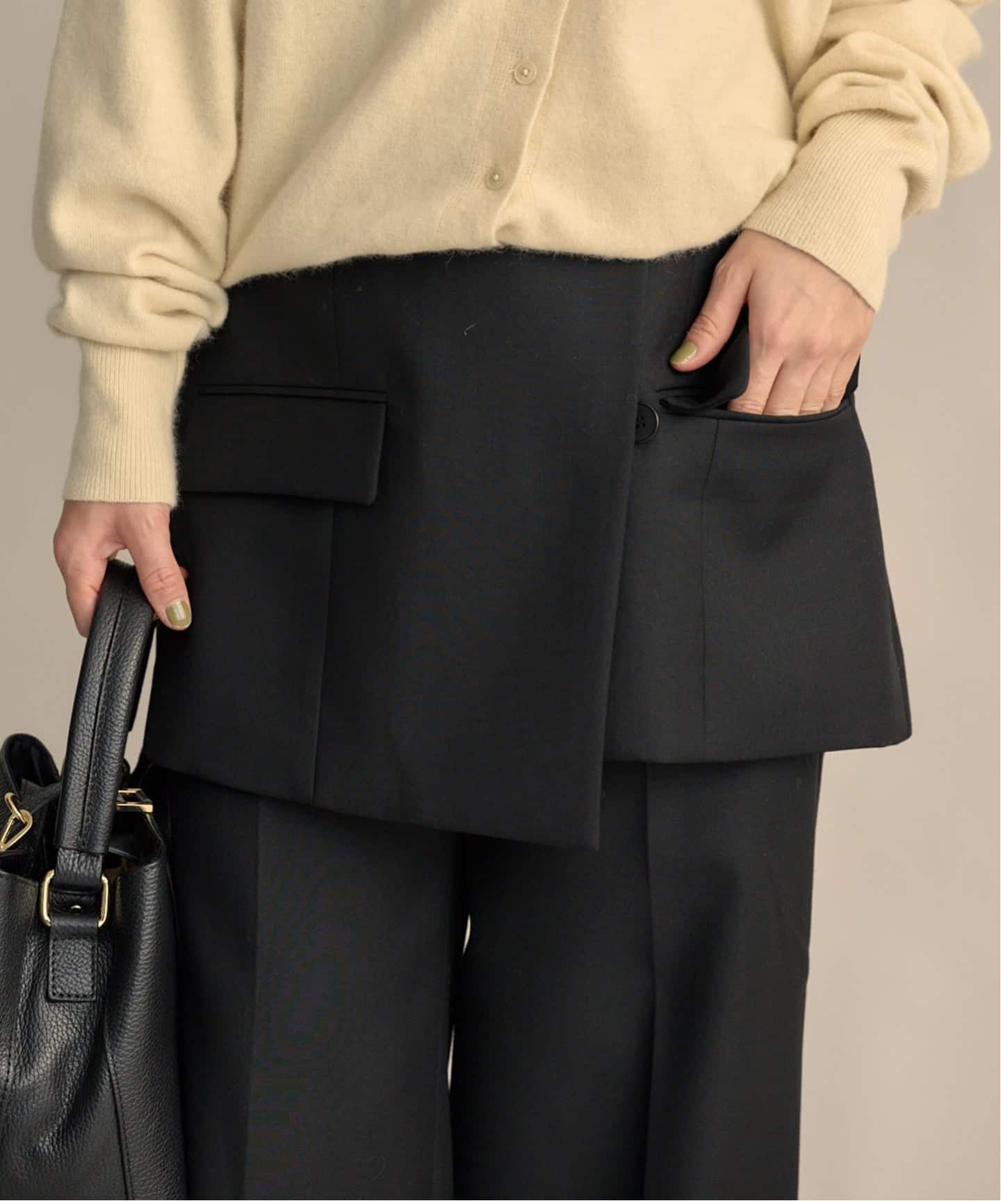 TODAYFUL Layered Twill Trousers（スラックス）｜BOICE FROM