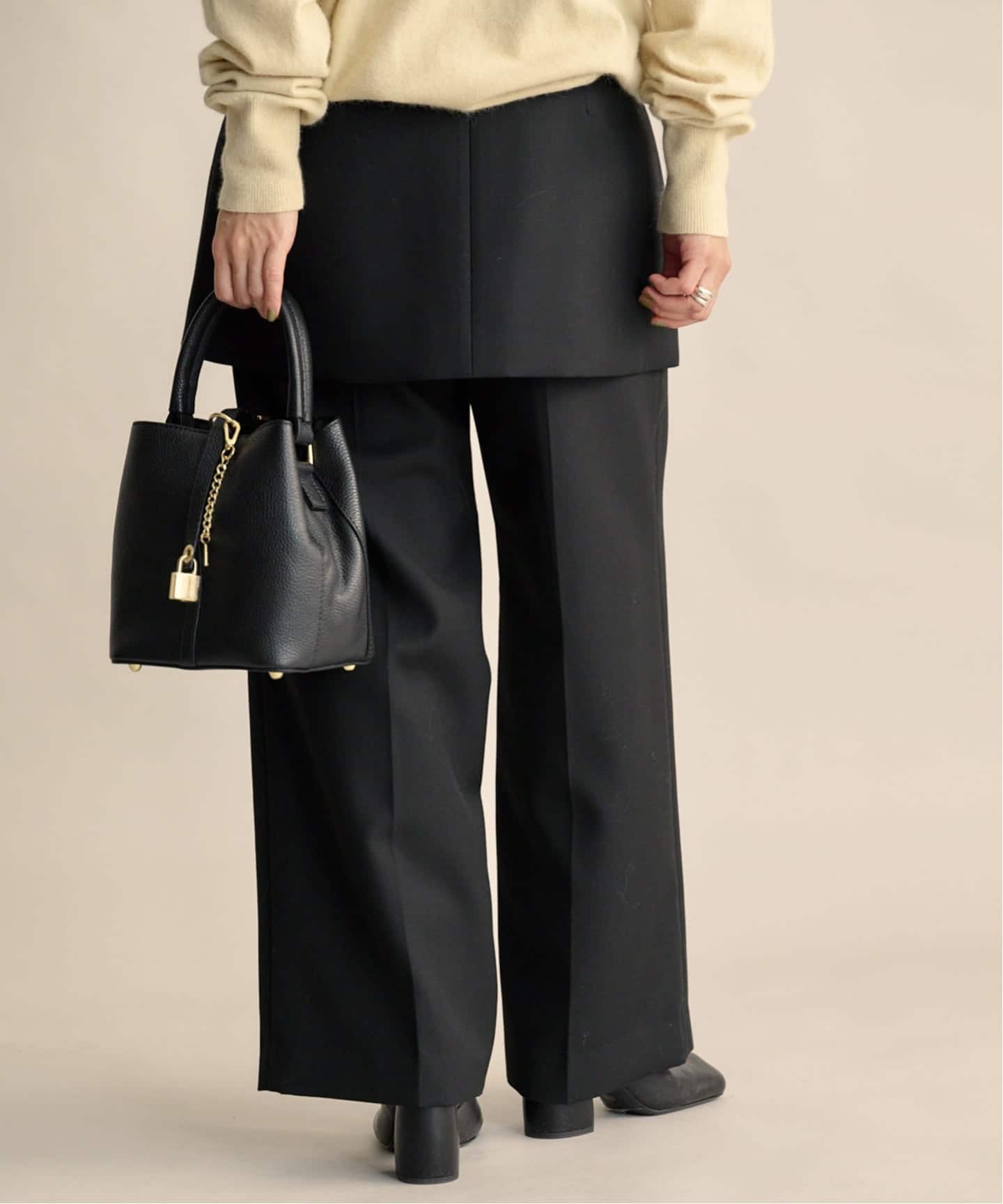 TODAYFUL Layered Twill Trousers（スラックス）｜BOICE FROM