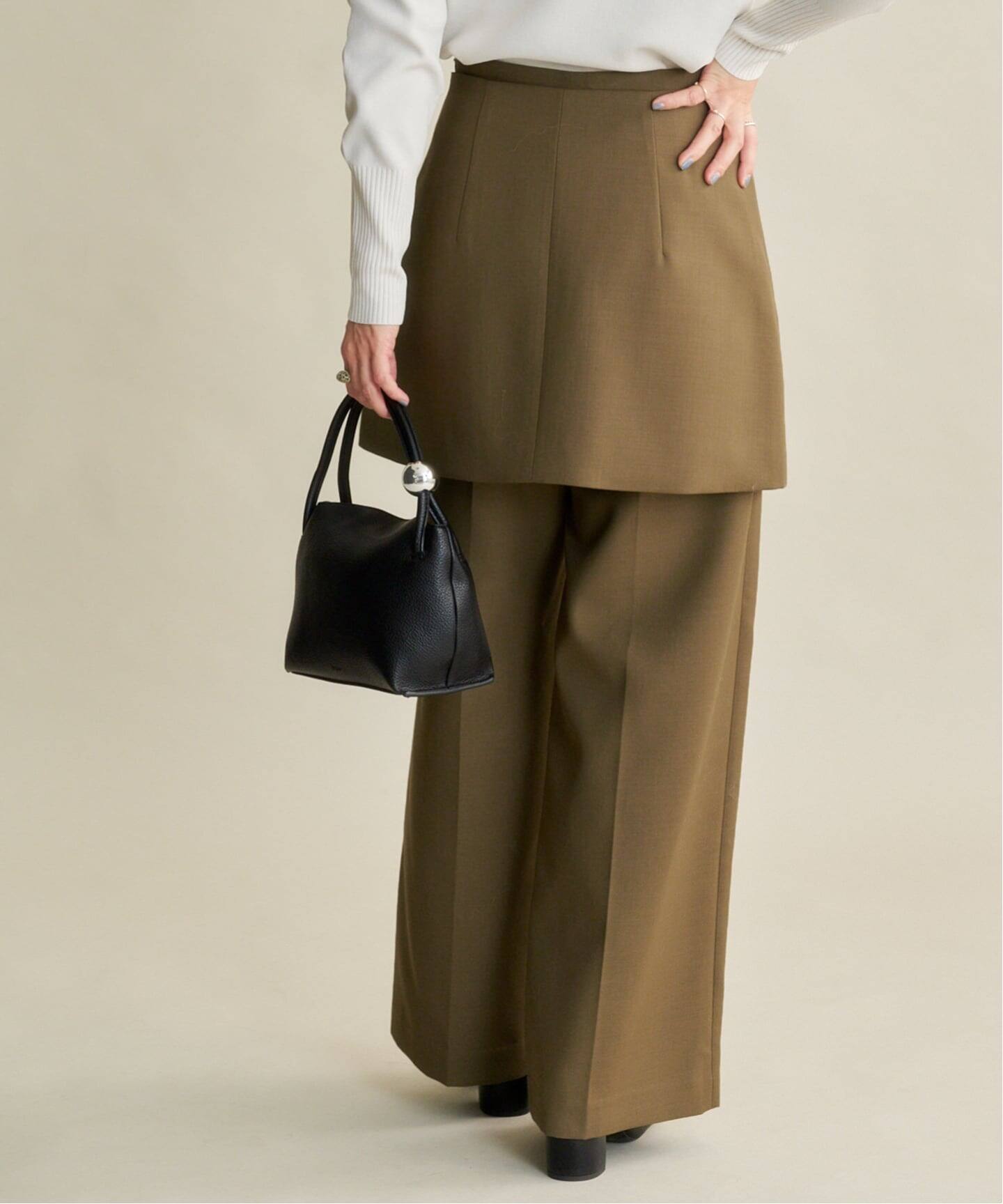 TODAYFUL Layered Twill Trousers（スラックス）｜BOICE FROM