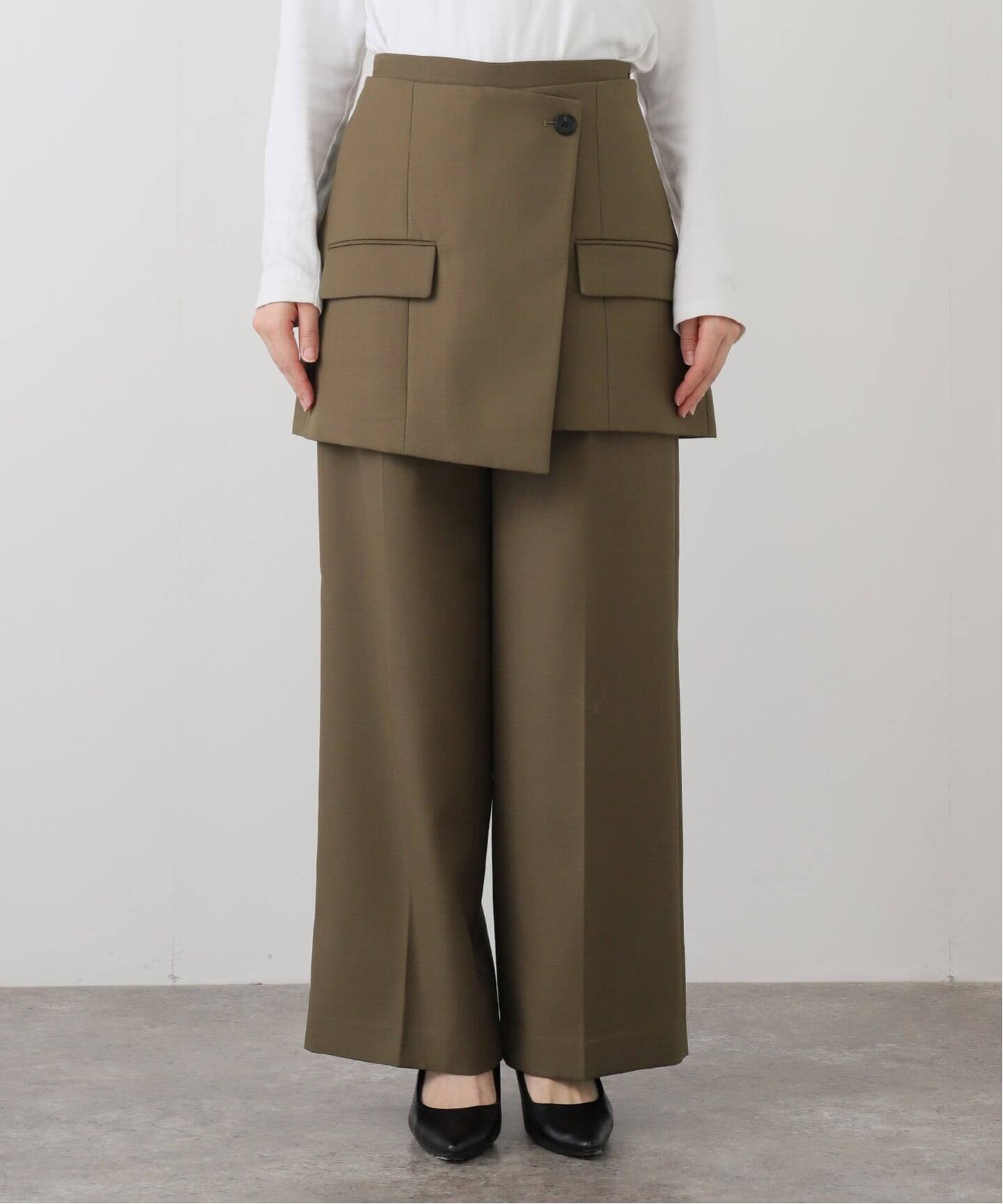 TODAYFUL Layered Twill Trousers（スラックス）｜BOICE FROM
