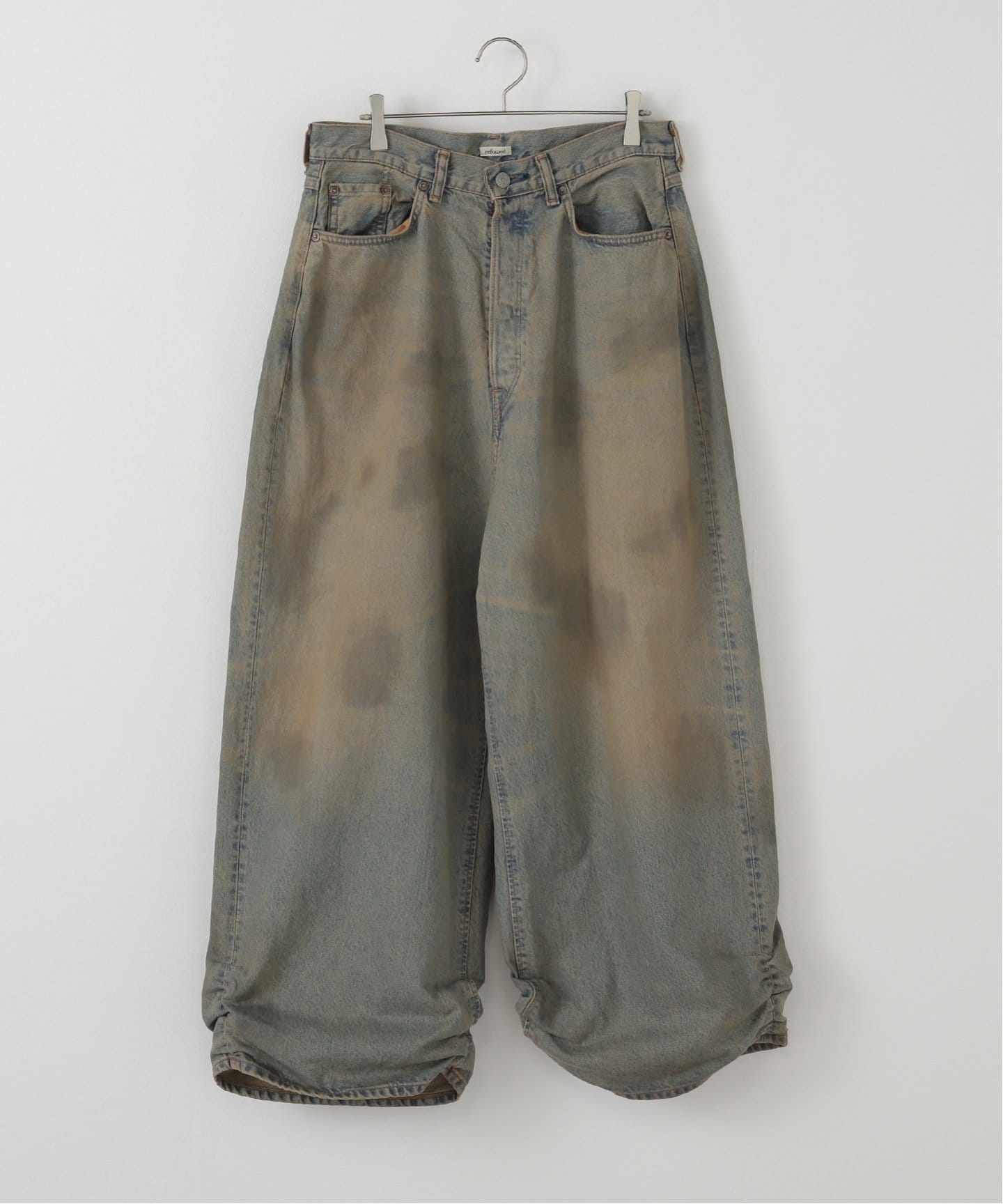 別注 Refomed FRESH MAN DENIM WIDE PANTS FRESH MAN DENIM WIDE PANTS USED -INDIGO- | IN ONLINE STORE