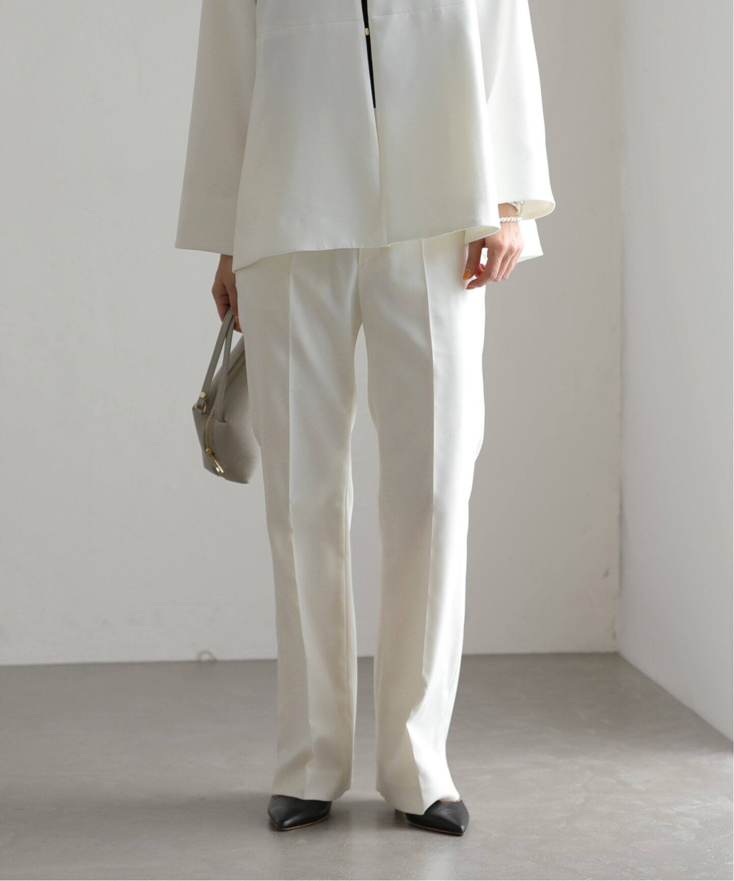 rokkan パンツ　セミフレア ROKKAN O.C.EXTRA_PATTERNED SEMI FLARE PANTS.(Marble)