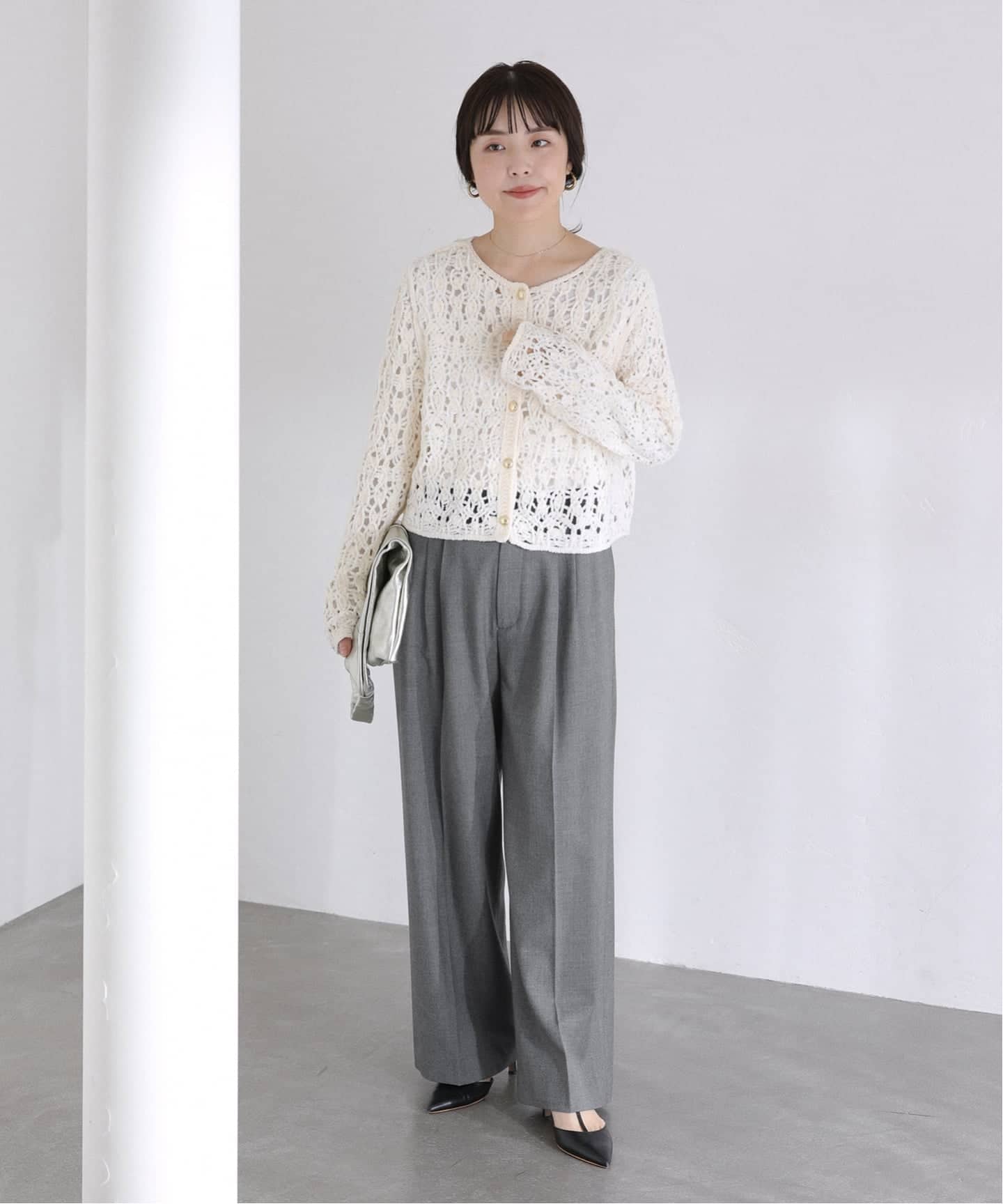 洗える】タックワイドパンツ（スラックス）｜La Totalite（ラ