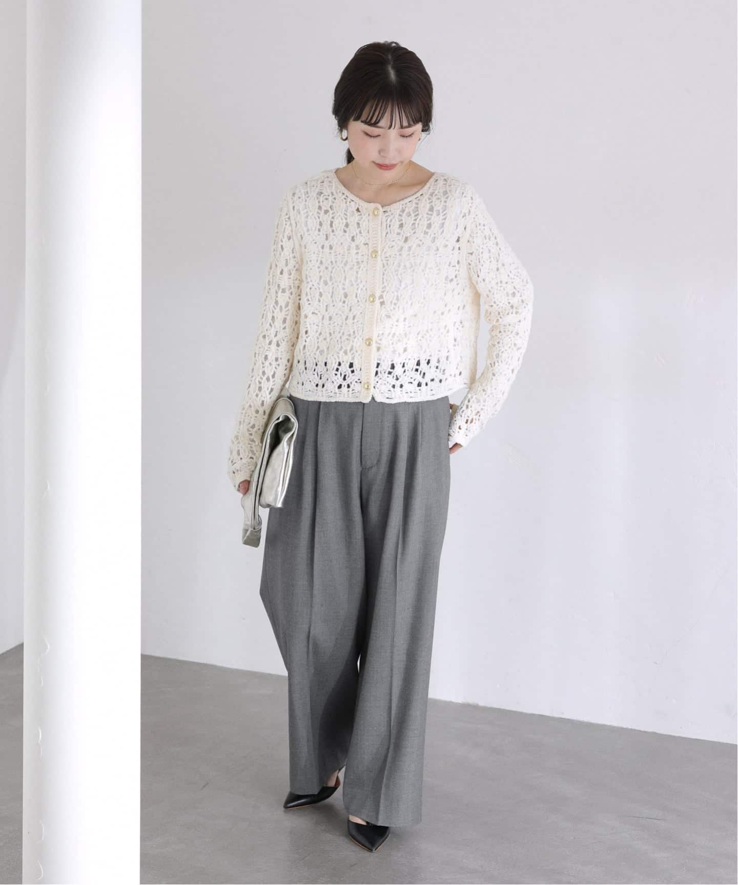 ラ トータリテ（La TOTALITE）/【洗える】タックワイドパンツ 洗える】タックワイドパンツ（スラックス）｜La Totalite（ラ