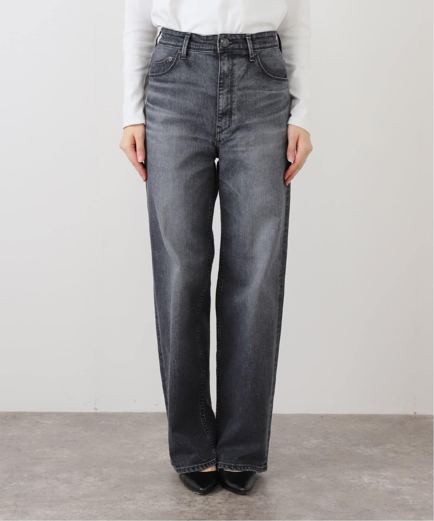 洗える】YANUK/ヤヌーク LILITH Wide Straight（デニムパンツ