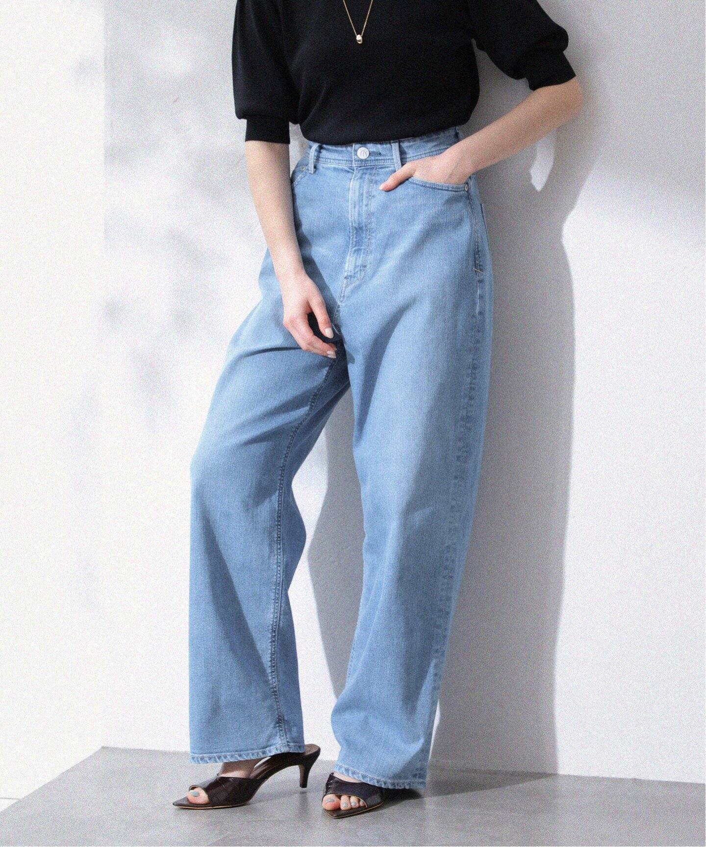 【YANUK/ヤヌーク】JOAN Loose Straight denim 洗える】YANUK/ヤヌーク JOAN Loose Straight（デニムパンツ