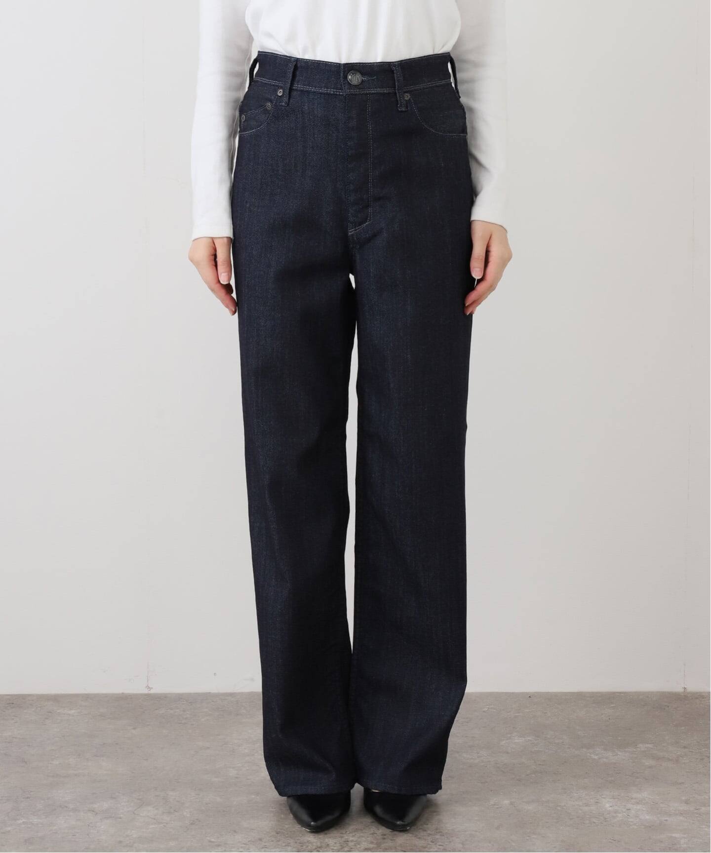 洗える】YANUK/ヤヌーク LILITH Wide Straight Indigo（デニムパンツ