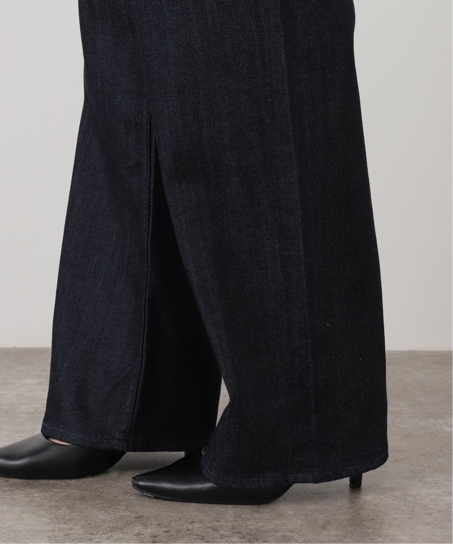 洗える】YANUK/ヤヌーク LILITH Wide Straight Indigo（デニムパンツ