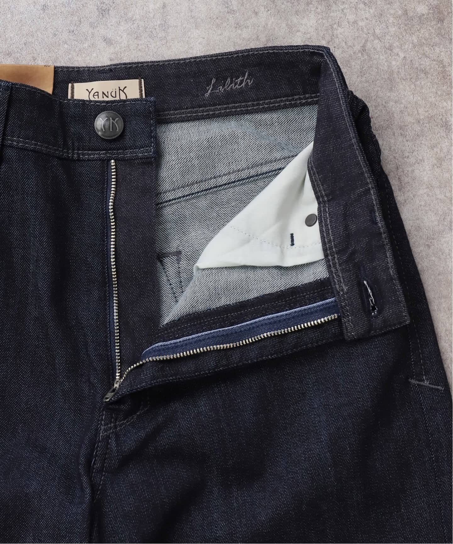 洗える】YANUK/ヤヌーク LILITH Wide Straight Indigo（デニムパンツ
