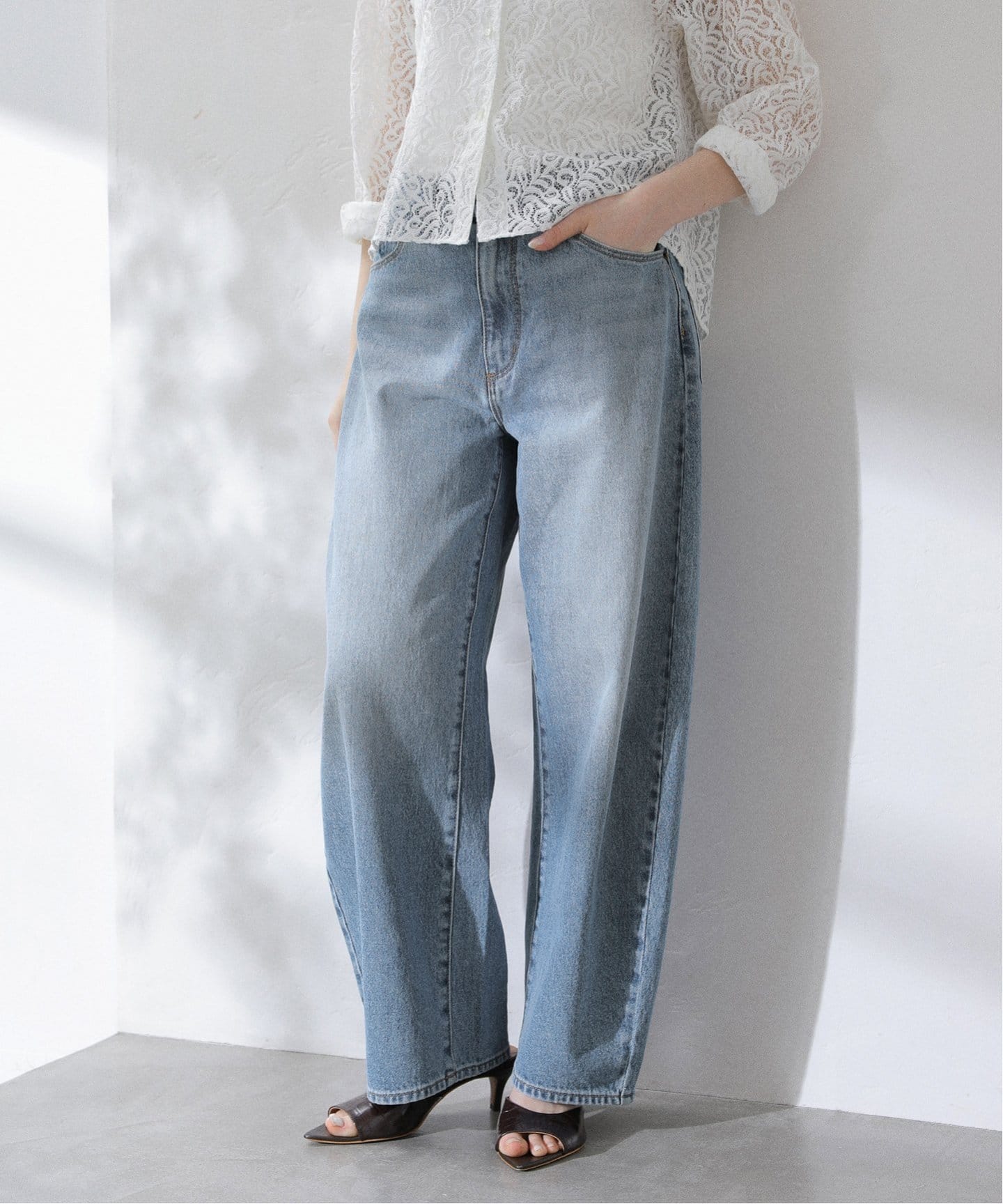 ラ トータリテ（La TOTALITE）/【洗える】ROLLA’S/ローラス GIGI BARREL DENIM 洗える】ROLLA'S/ローラス GIGI BARREL DENIM（デニムパンツ・ジーンズ