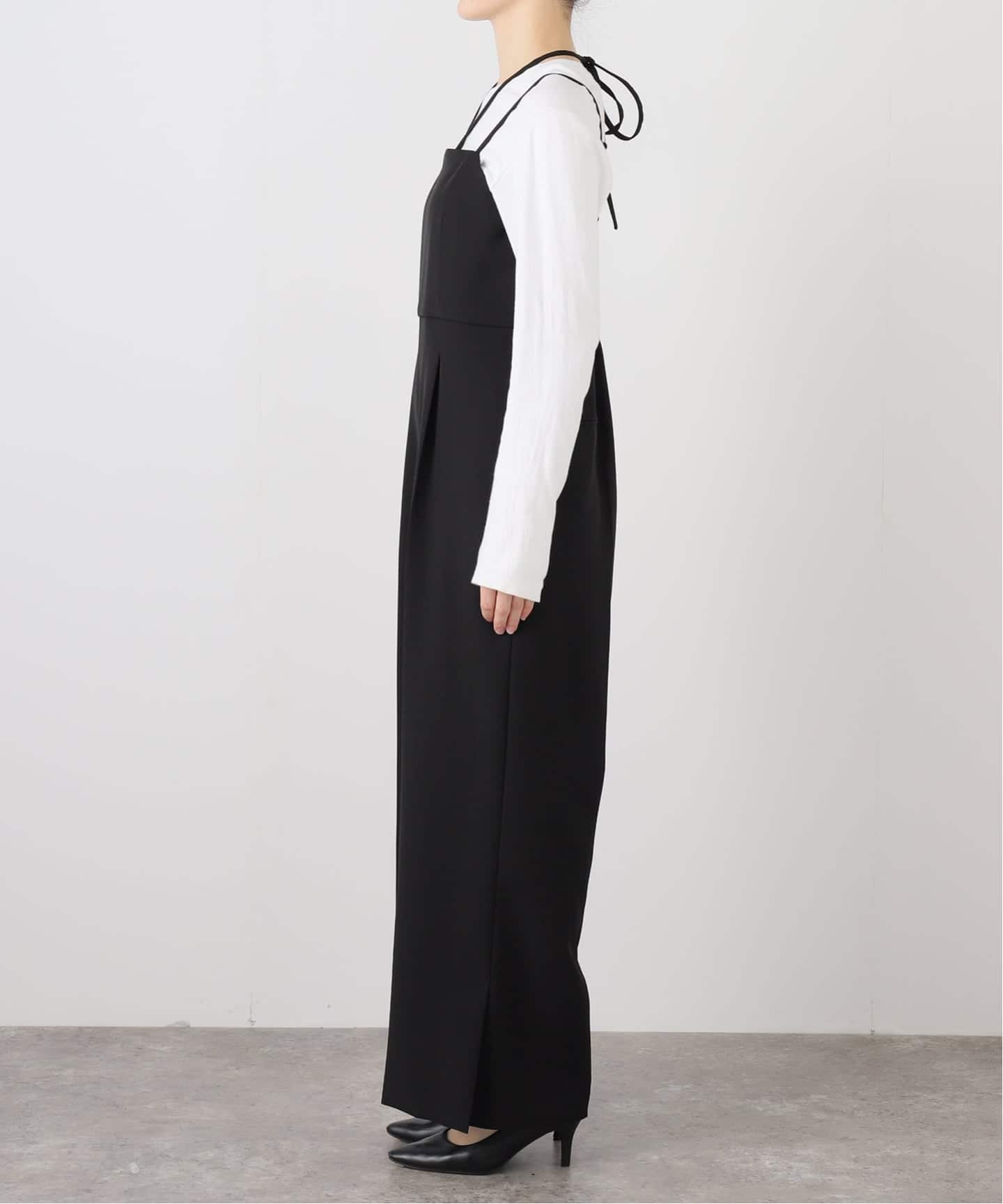 追加3》ダブルクロスオールインワン（つなぎ／オールインワン）｜La