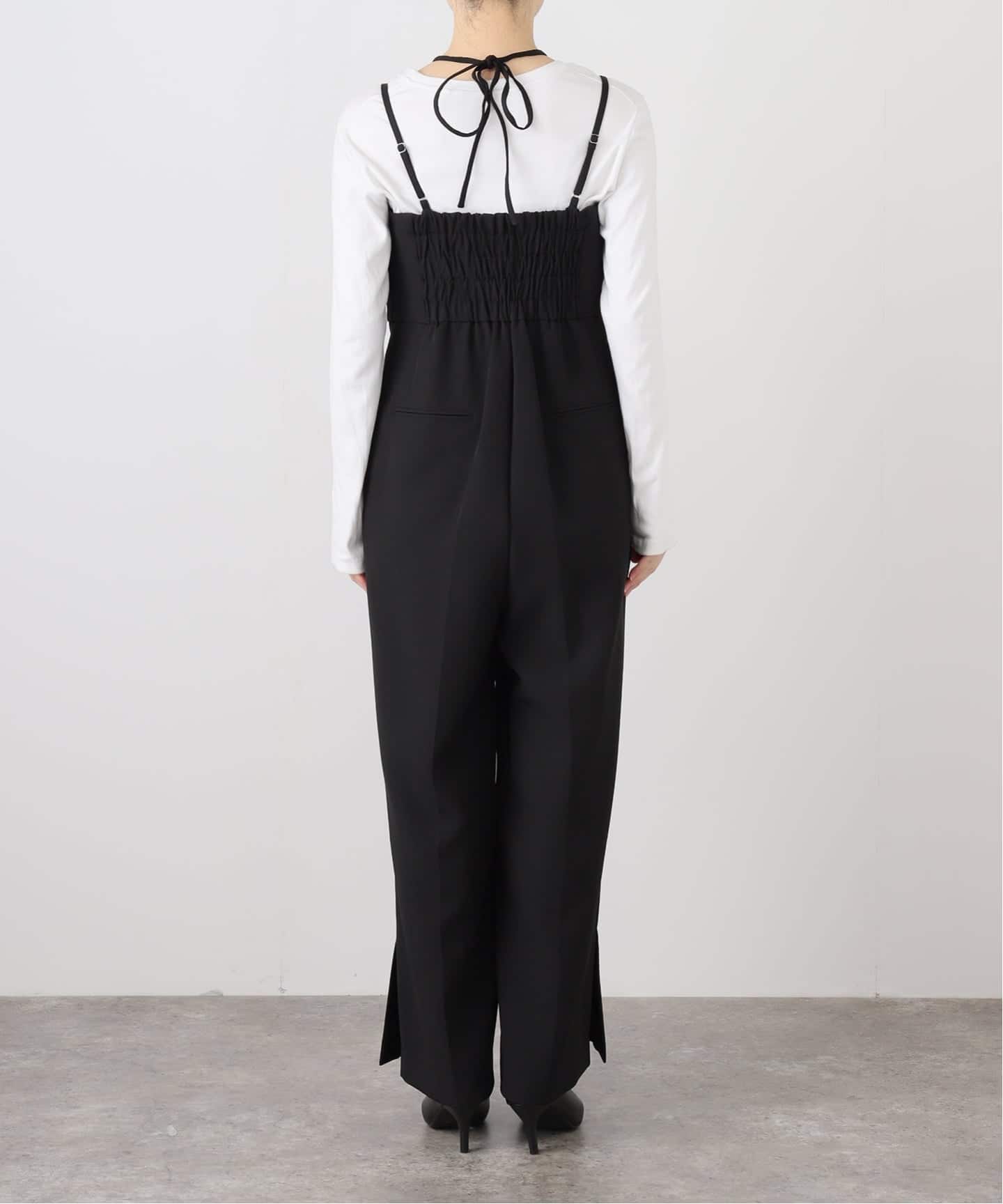 追加3》ダブルクロスオールインワン（つなぎ／オールインワン）｜La