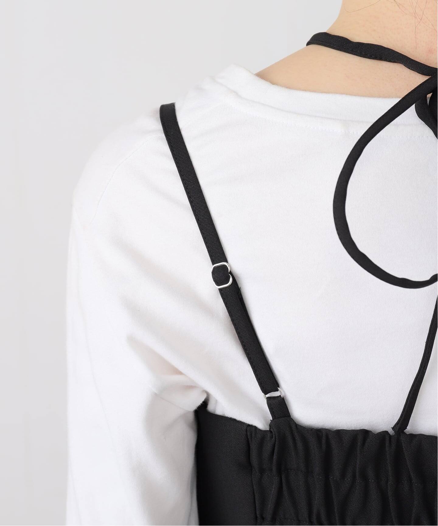 追加3》ダブルクロスオールインワン（つなぎ／オールインワン）｜La