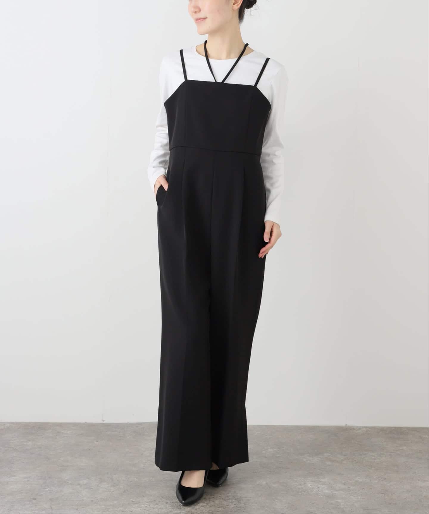 追加3》ダブルクロスオールインワン（つなぎ／オールインワン）｜La