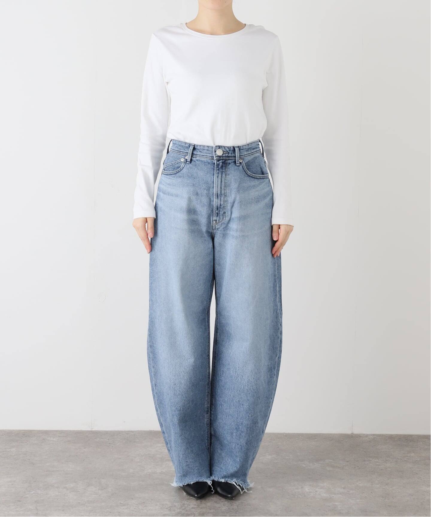 洗える】YANUK/ヤヌーク LAURA Curve Taperd（デニムパンツ・ジーンズ