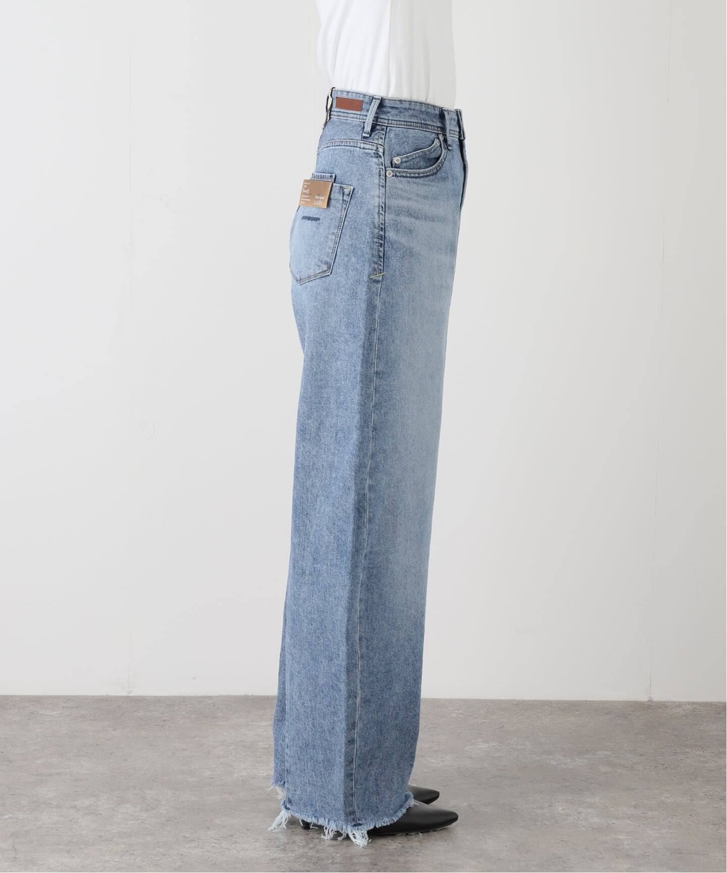 洗える】YANUK/ヤヌーク LAURA Curve Taperd（デニムパンツ・ジーンズ