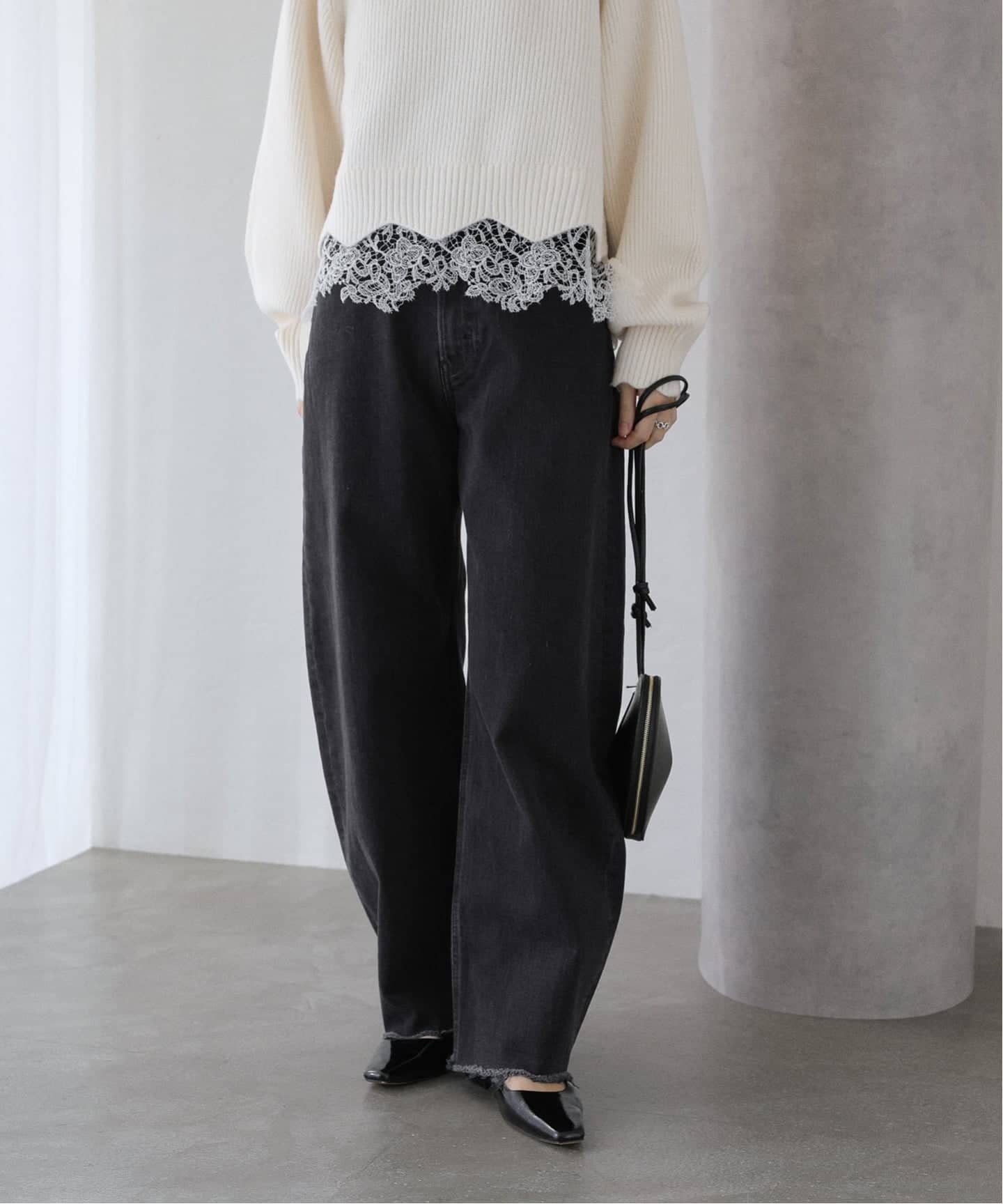 洗える】YANUK/ヤヌーク LAURA Curve Taperd（デニムパンツ・ジーンズ