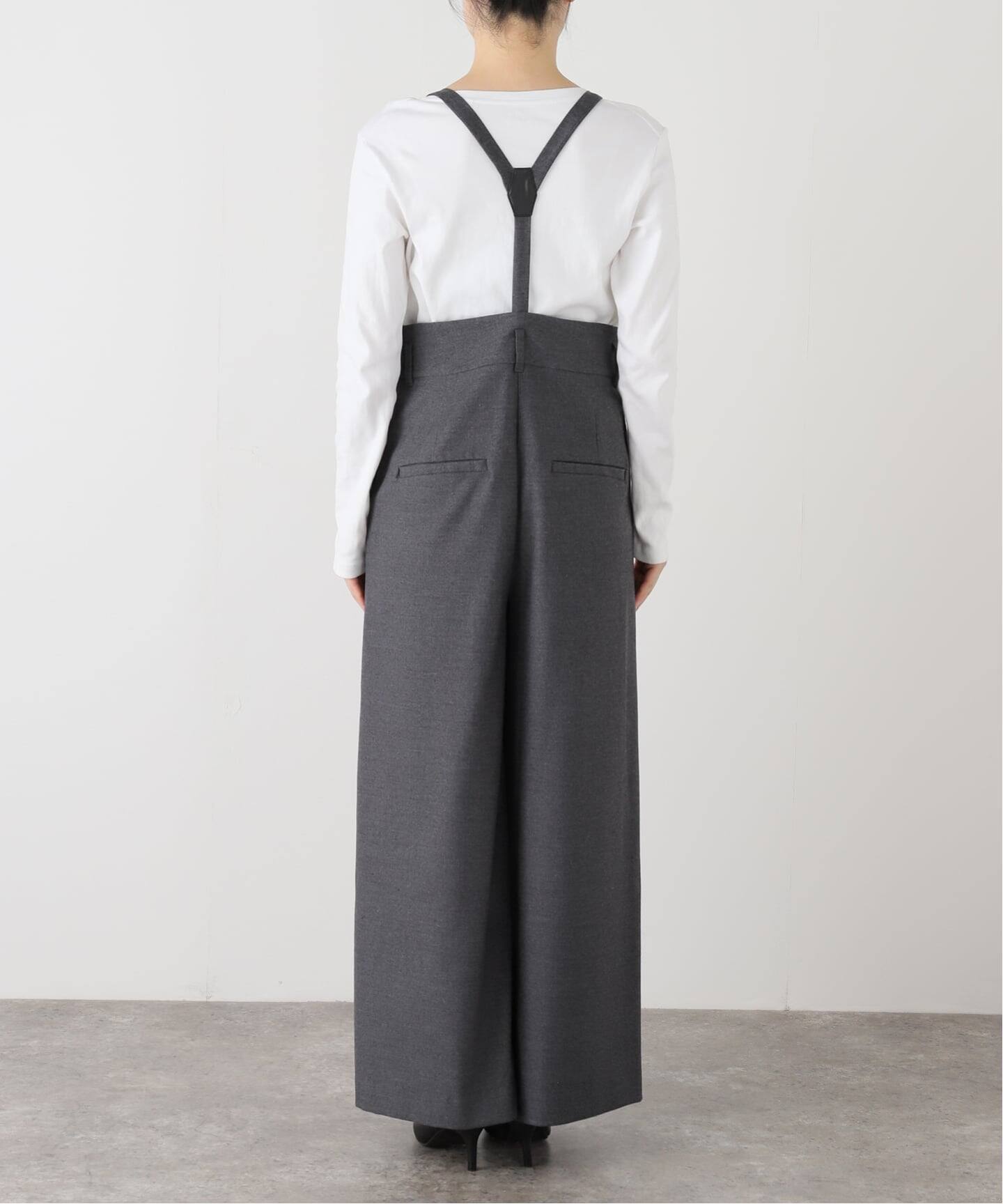 洗える】MARECHAL TERRE/マルシャルテル サスペンダーパンツ