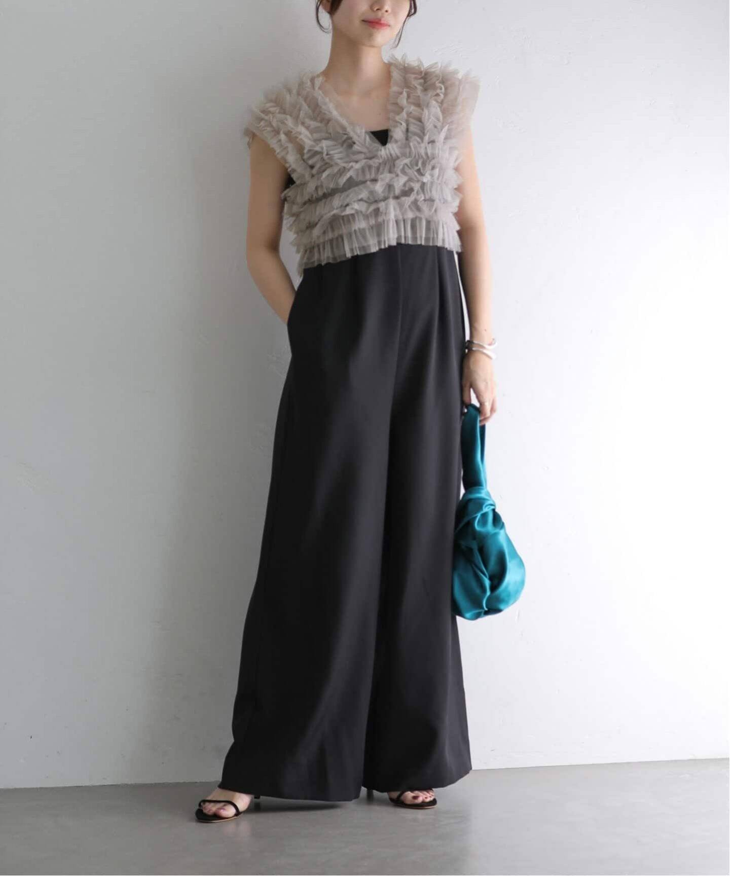 追加2》チュールベストオールインワン（ドレス）｜La Totalite（ラ  