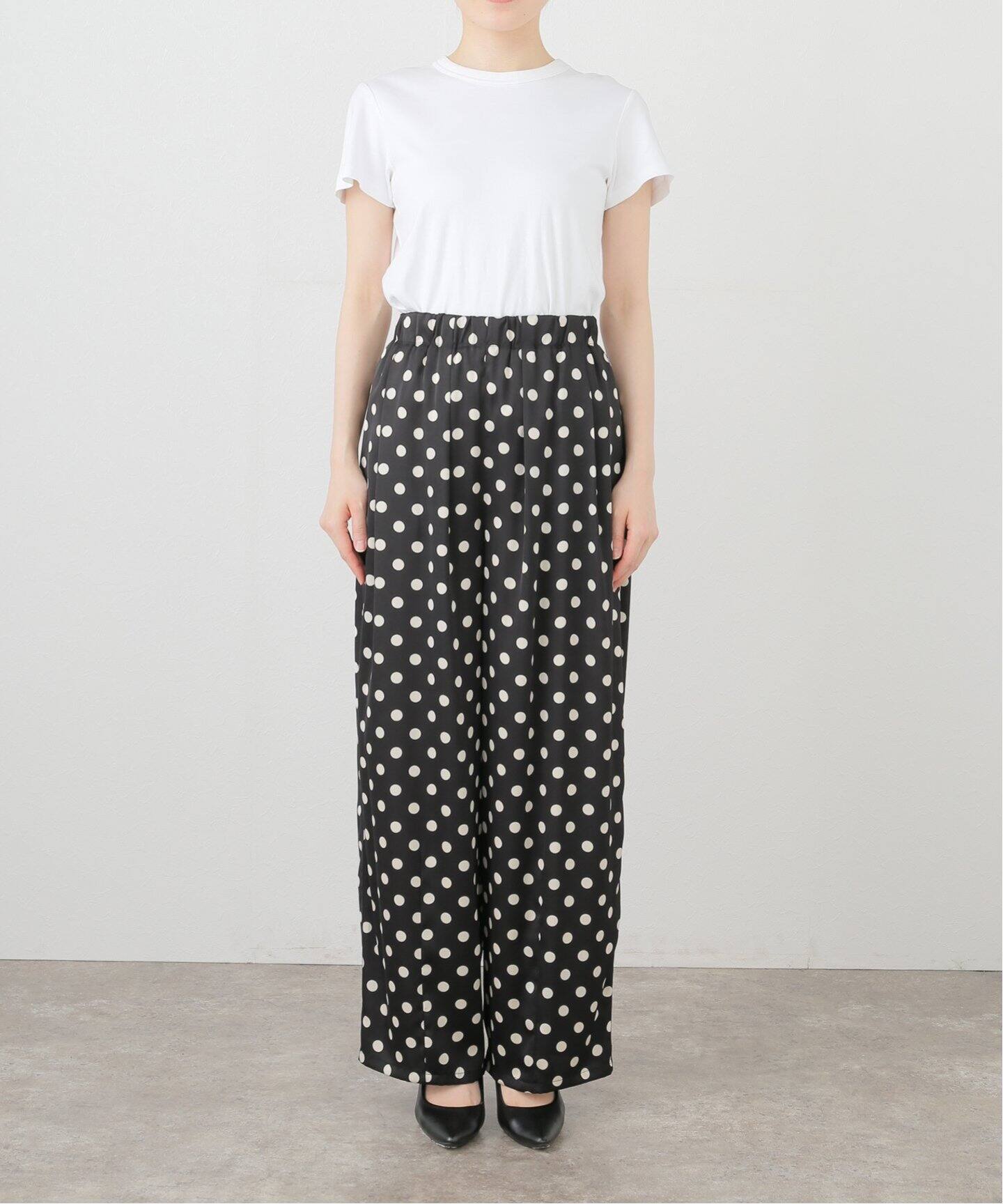洗える】CEaRET/シーレット Dot Tuck Gather Curve Pants（その他