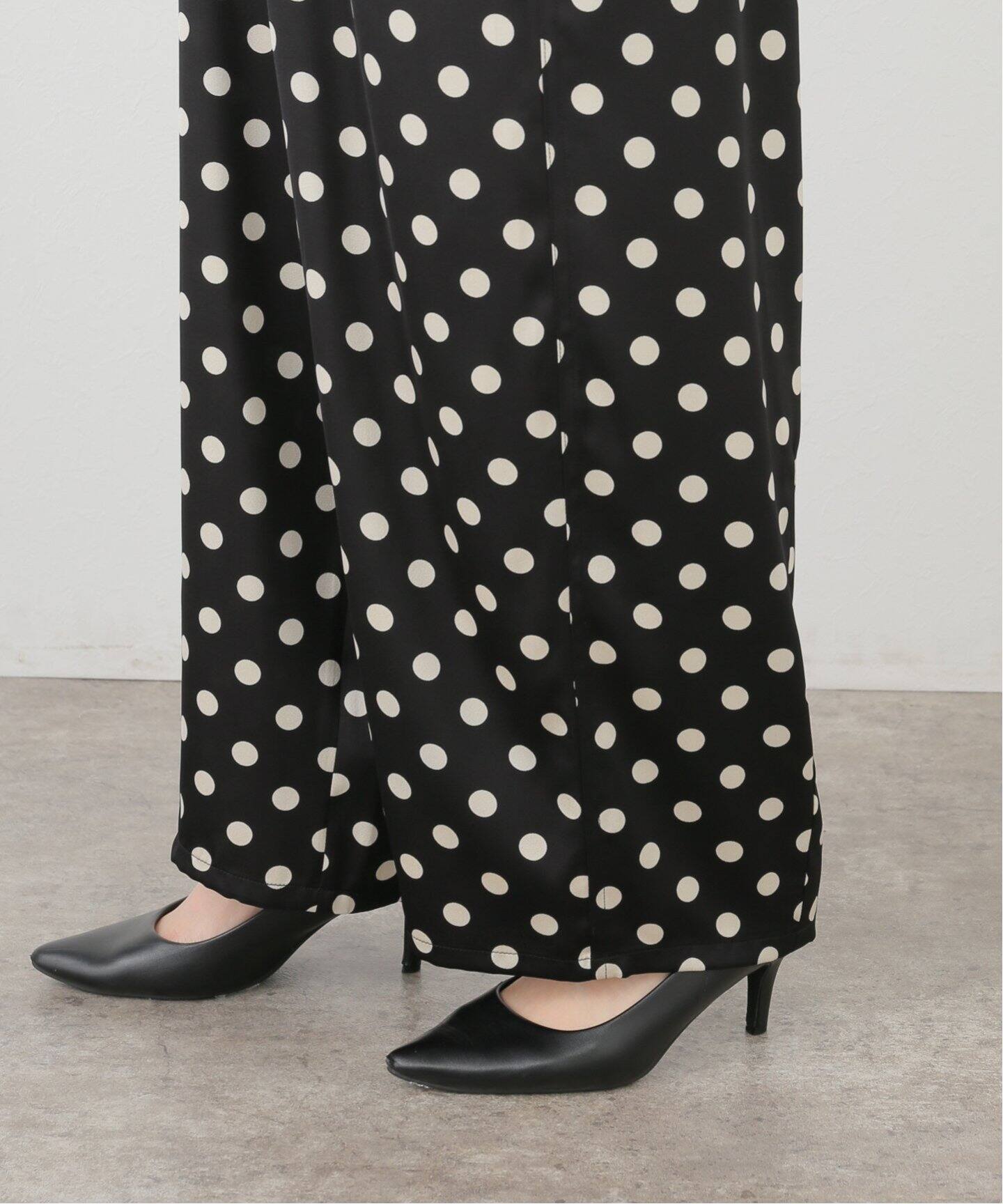 洗える】CEaRET/シーレット Dot Tuck Gather Curve Pants（その他