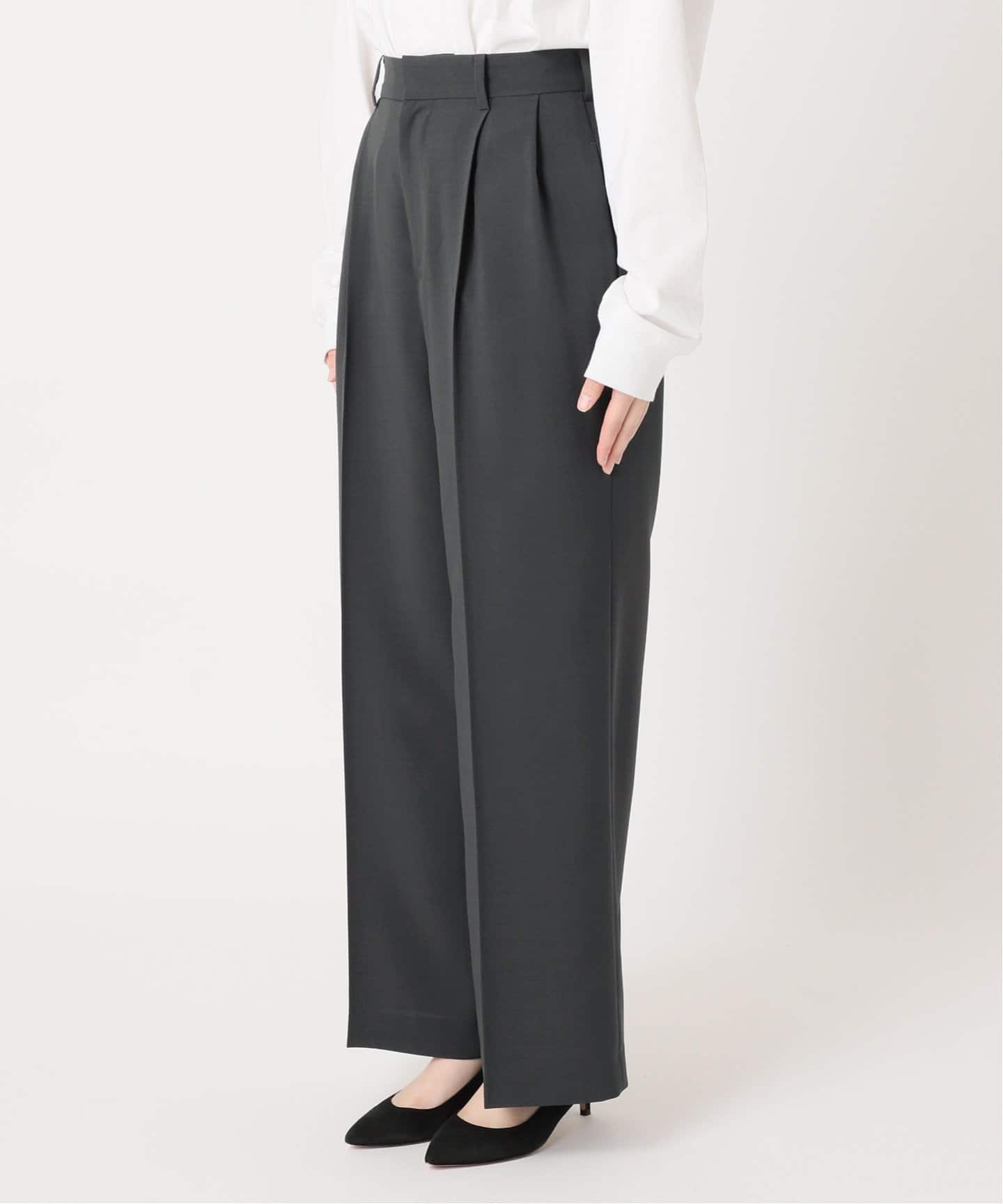 Spick&spanサロペット ワイドパンツ spick & span