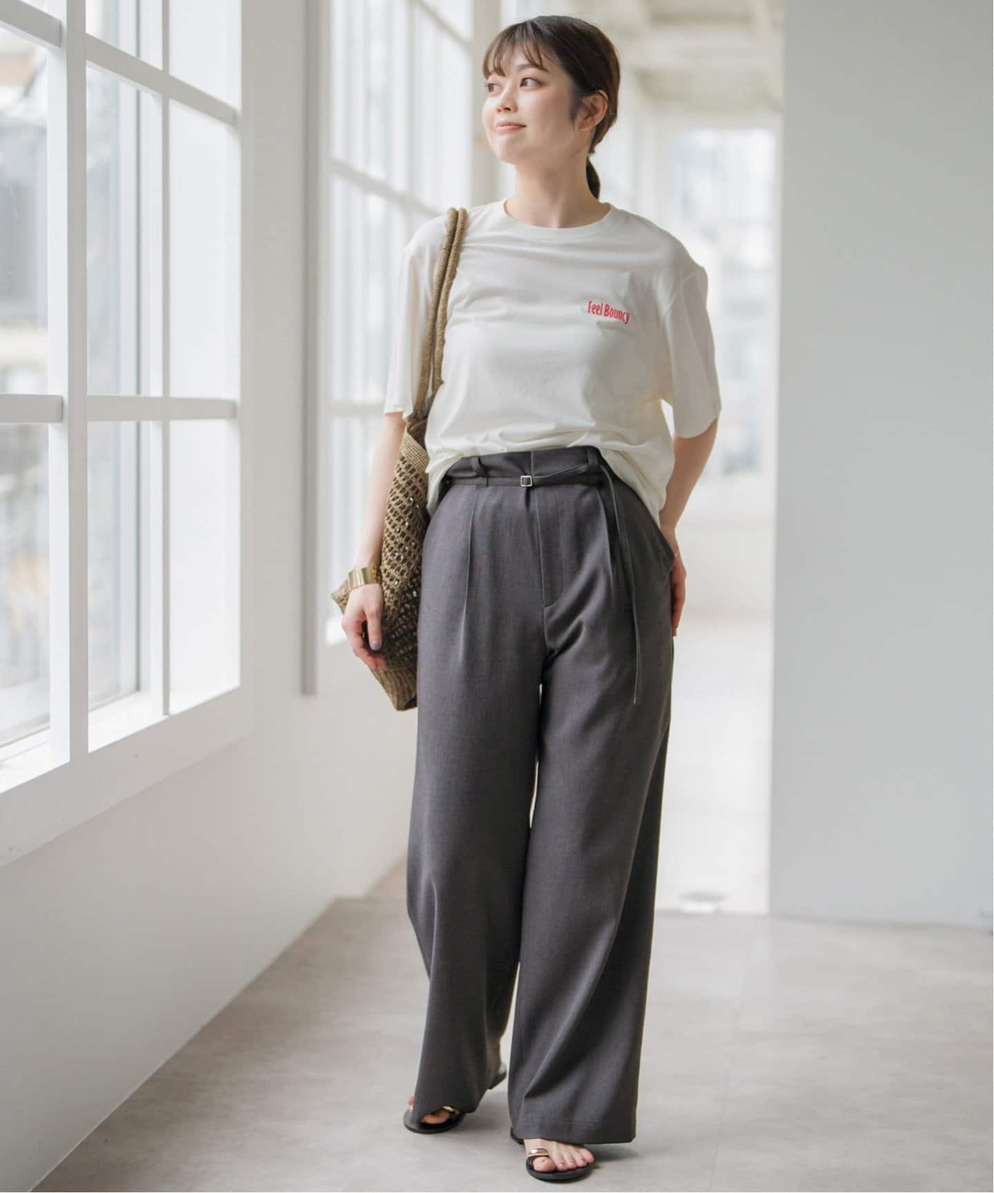 【新品タグあり】Spick and Span ストレッチウォッシュデニムスカート ドライメランジパンツ（その他パンツ）｜Spick and Span