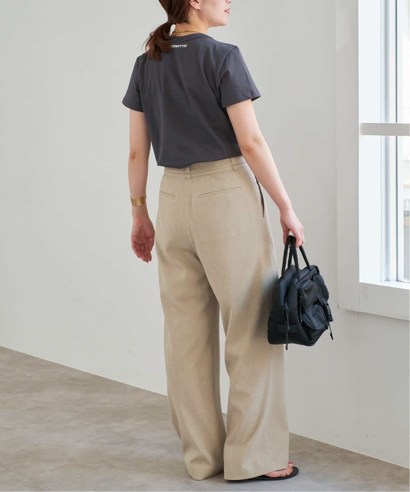 Spick and Span ドライメランジジレ　ベージュ　　美品 スピック＆スパン Spick & Span ドライメランジジレ （ベージュ