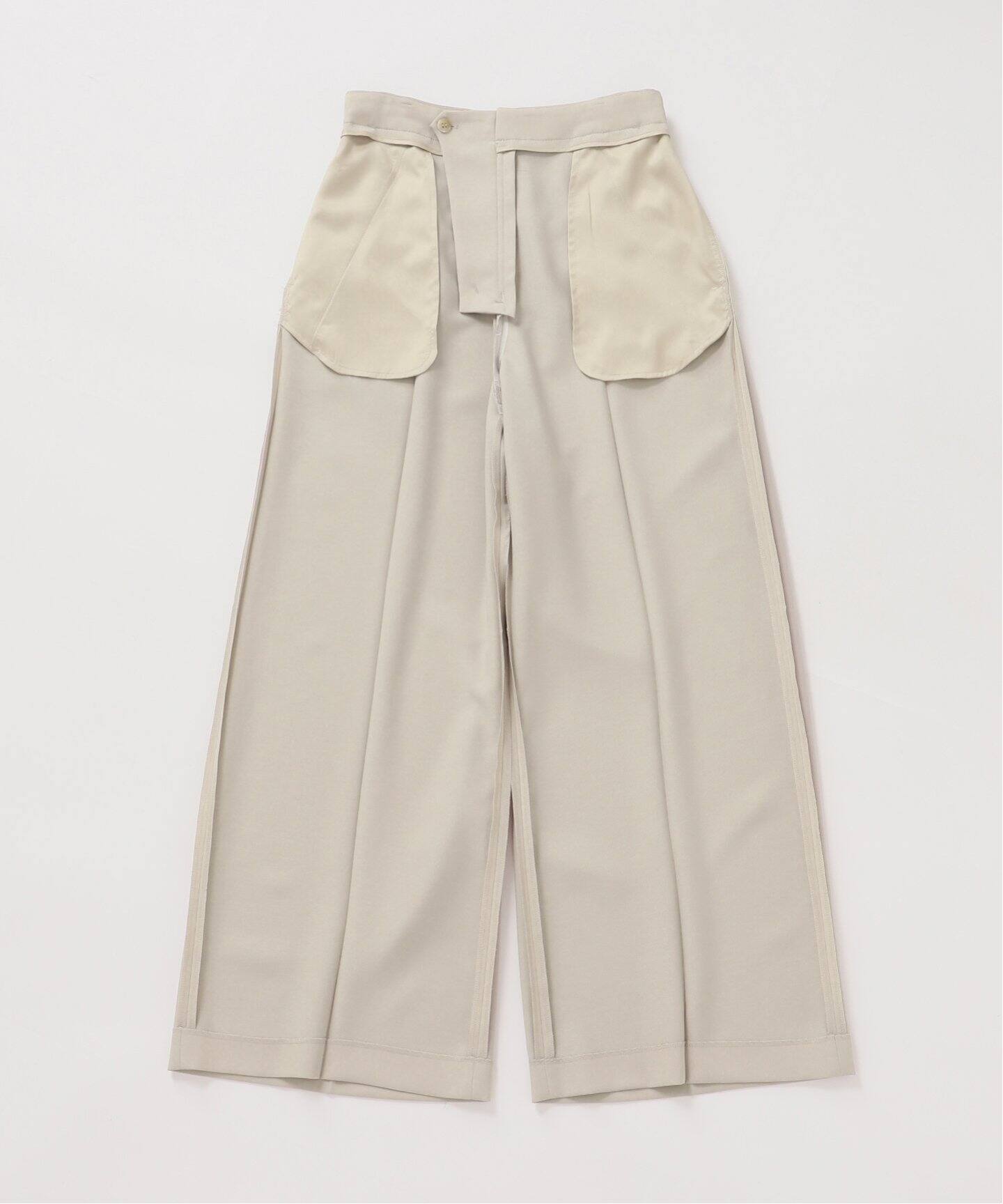 スピックアンドスパン　パンツ　ハイウエストパンツ ハイウエストスラックスパンツ（スラックス）｜Spick and Span