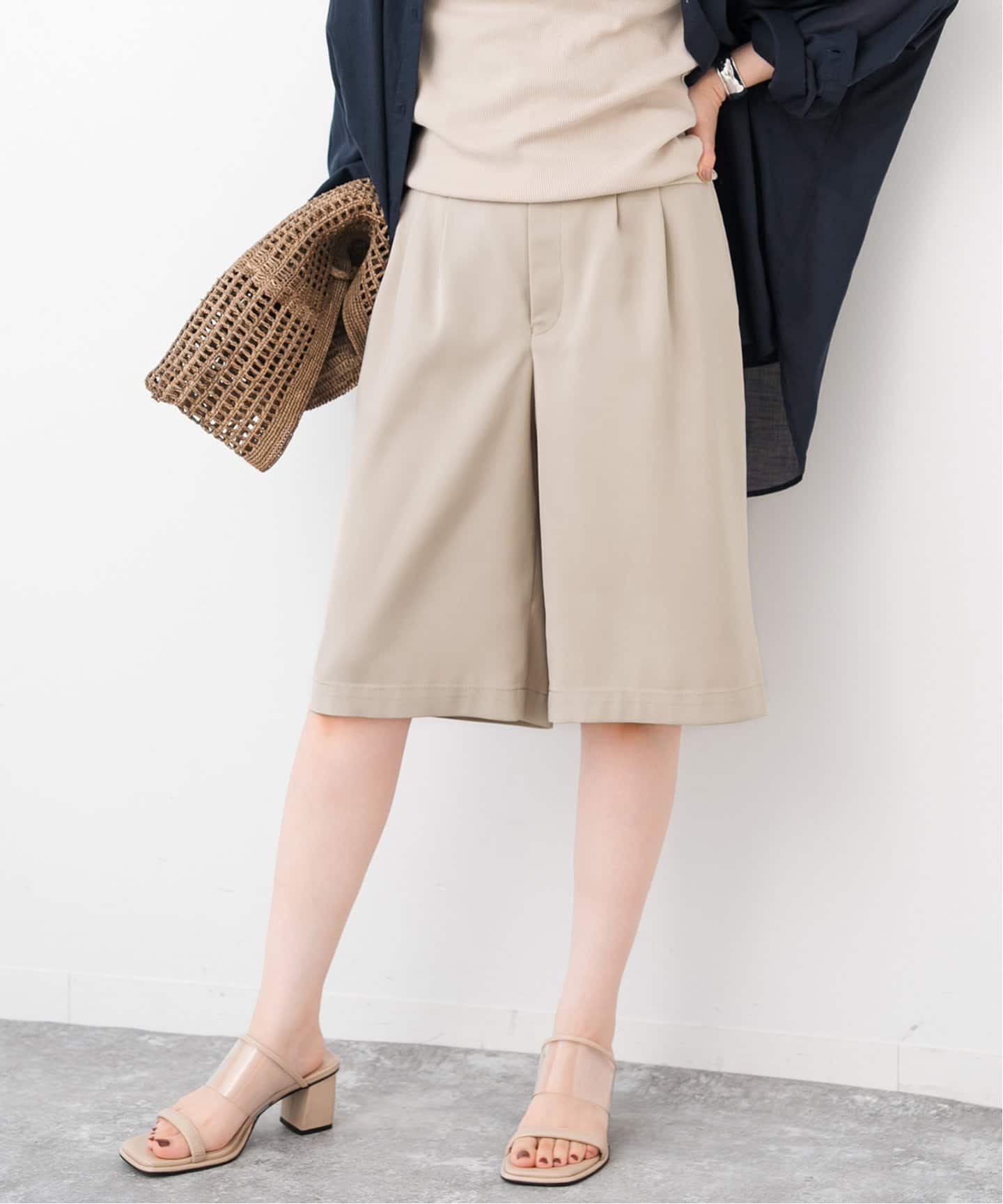 Spick and Span ヴィンテージサテンオーバーパンツ セール】≪WEB限定追加≫ヴィンテージサテンサイドスリット