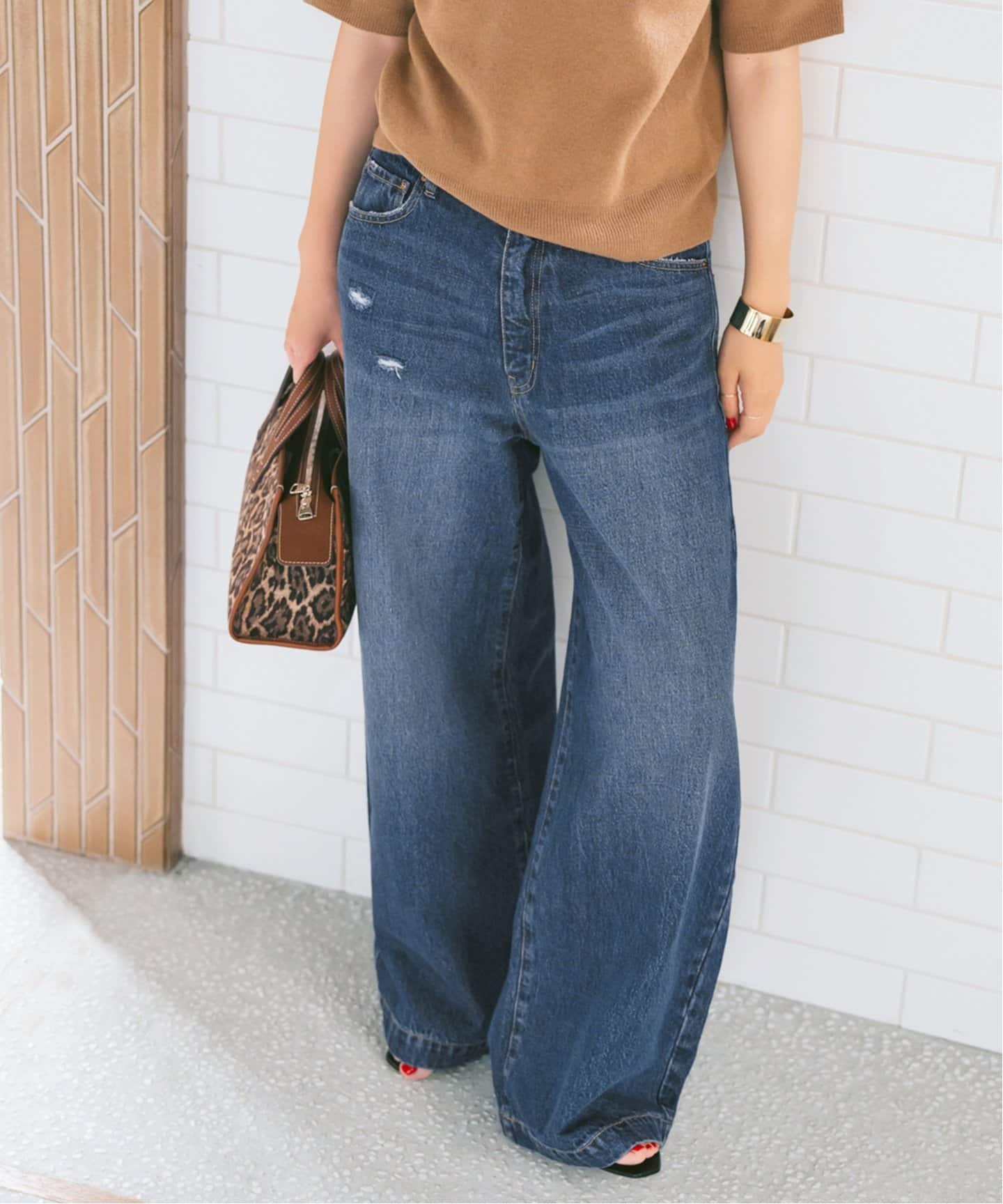 特別セーフ 追加2》5 DENIM（デニムパンツ・ジーンズ）｜Spick BAGGY 1/2 パンツ