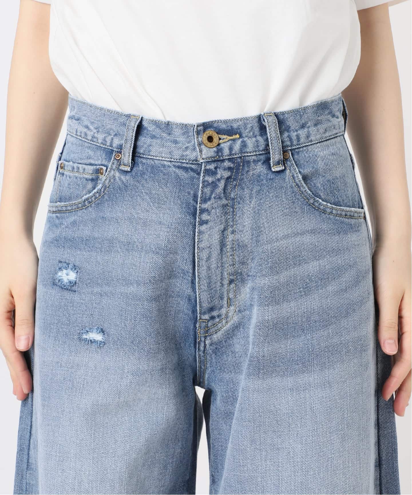 専用【Spick and Span】 5 1/2 BAGGY DENIM 27 Spick & Span 5 1/2 デニム 27インチ スーパーバギーデニム Spick & Span｜