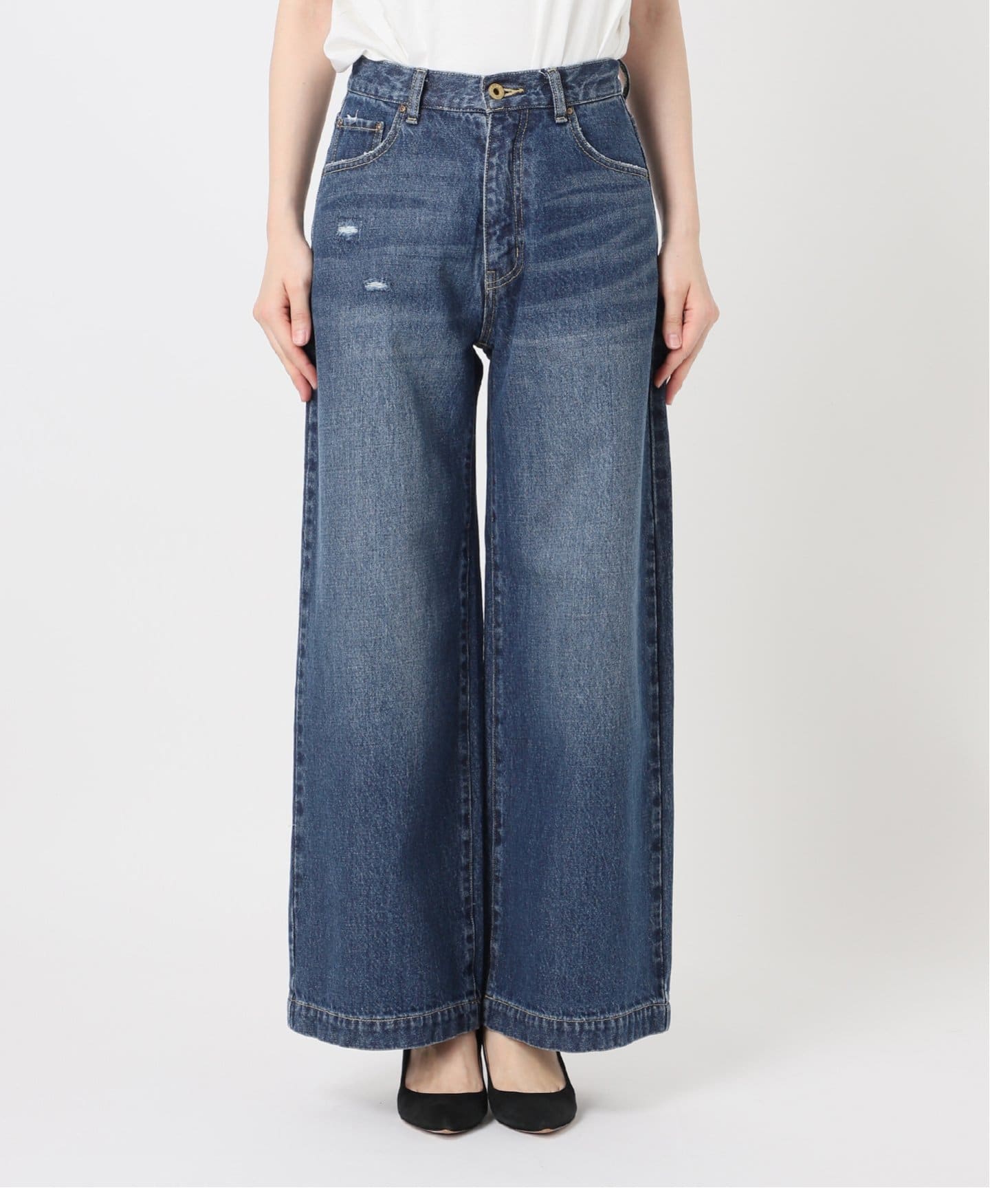 Spick &amp; Span - こむぎこ Spick & Span｜5 1/2 SOFT DRAWSTRINGDENIM | Rakuten Fashion
