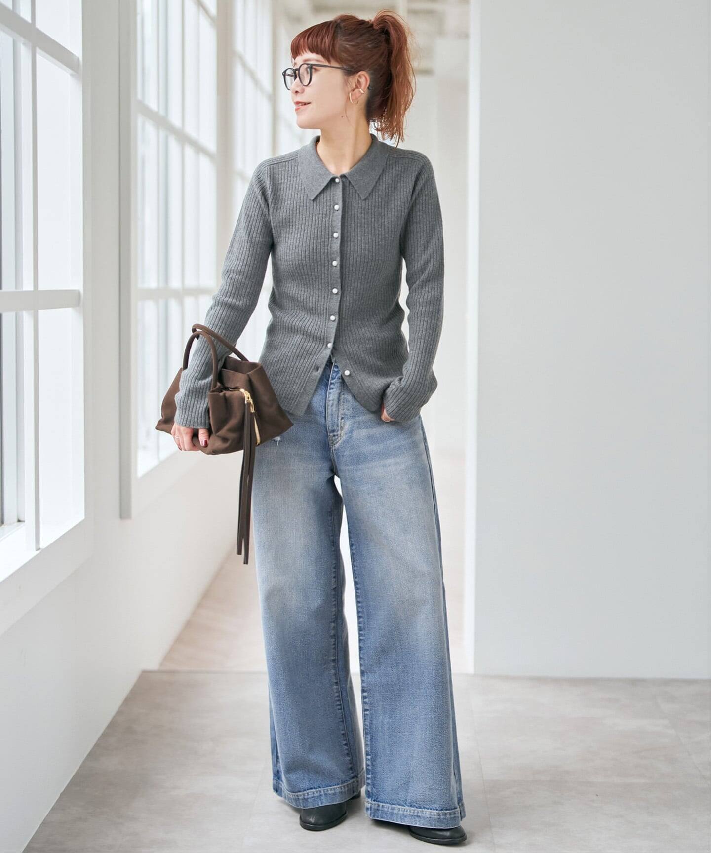 スピックアンドスパン 5 1/2 バギーデニム　28 ブルー 追加3》 5 1/2 BAGGY DENIM（デニムパンツ・ジーンズ）｜Spick and