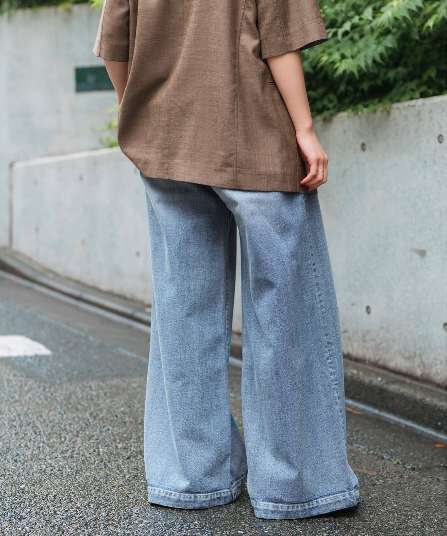 新品　スピックアンドスパン　今期新作　BAGGY DENIM　バギーデニム　29 追加3》5 1/2 BAGGY DENIM（デニムパンツ・ジーンズ）｜Spick