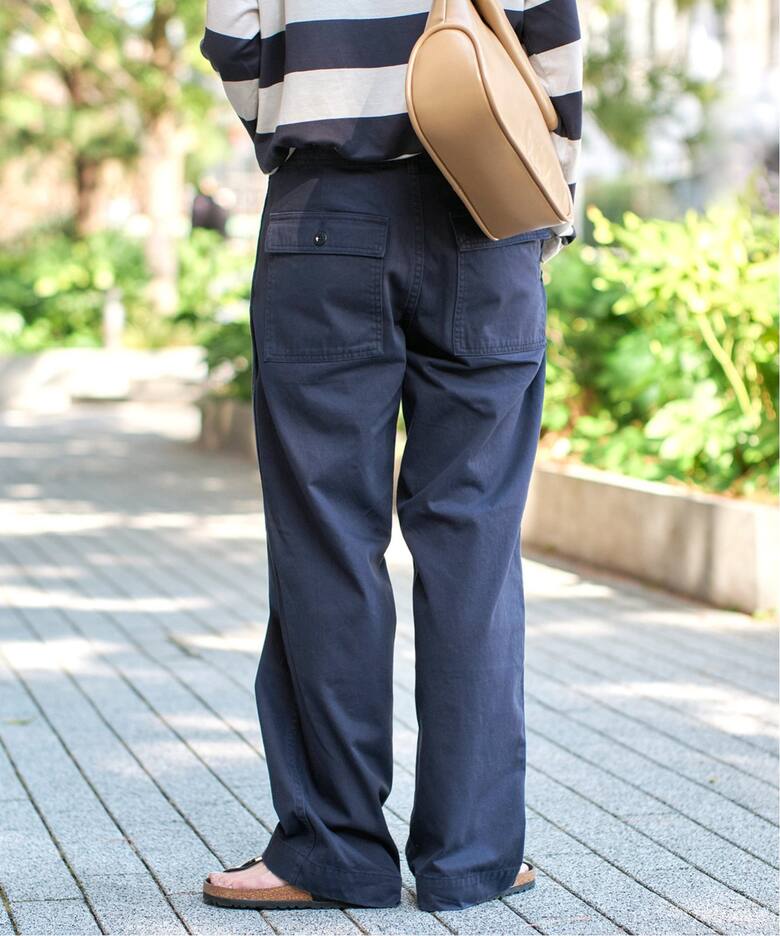 追加》ルーズベイカーパンツ（カーゴパンツ）｜Spick and Span Spick&Span ルーズベイカーパンツ カーキ40