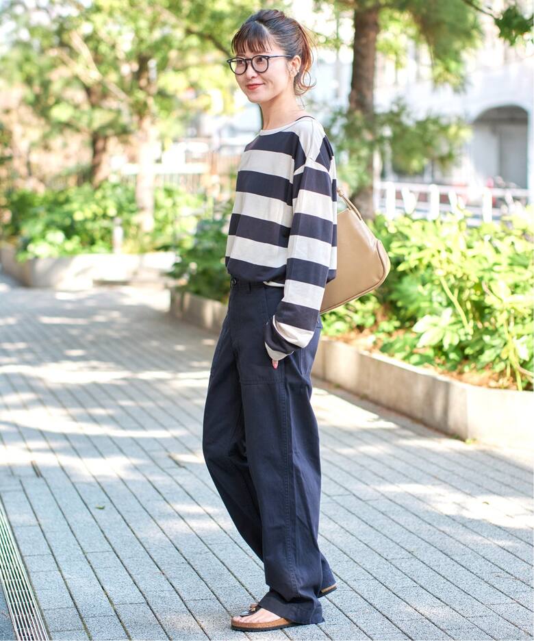 追加》ルーズベイカーパンツ（カーゴパンツ）｜Spick and Span Spick&Span ルーズベイカーパンツ カーキ40